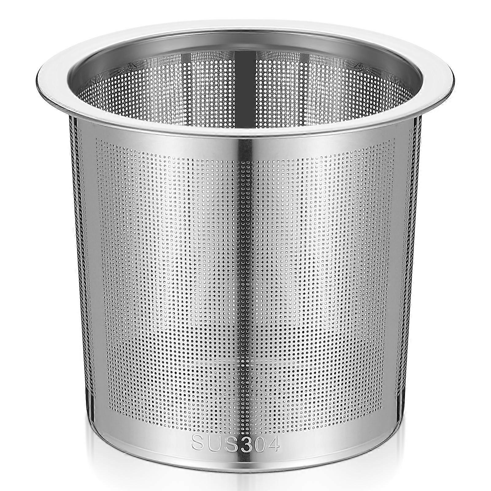 Stainless Steel Tea Filter & Coffee Strainer, Fine Mesh Infuser for Home and Coffee Shop Use, Dishwasher Safe and Easy to Clean for Tea and Coffee
