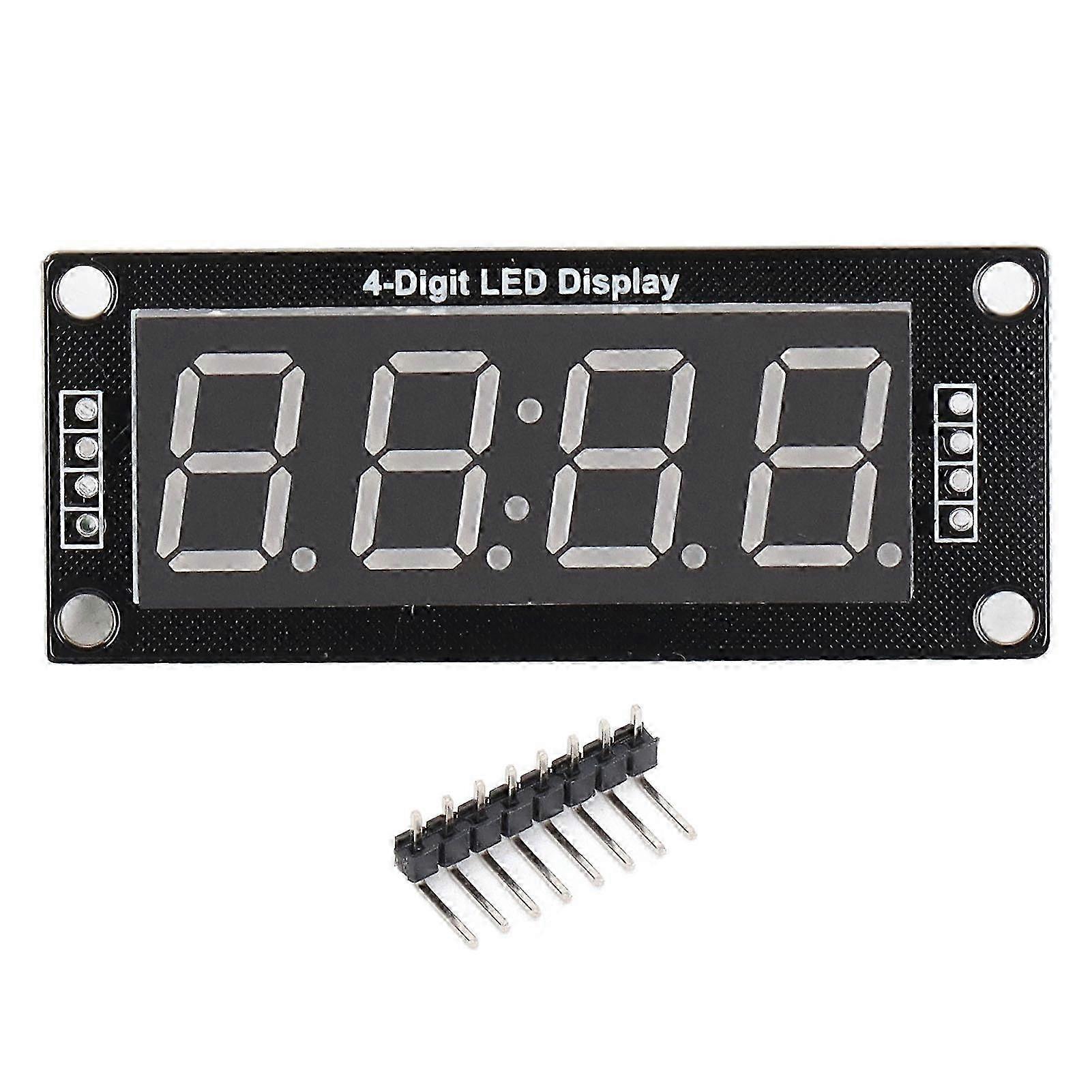 0.56in 4-Digit 7-Segment LED Display Module with Pin Header 5V