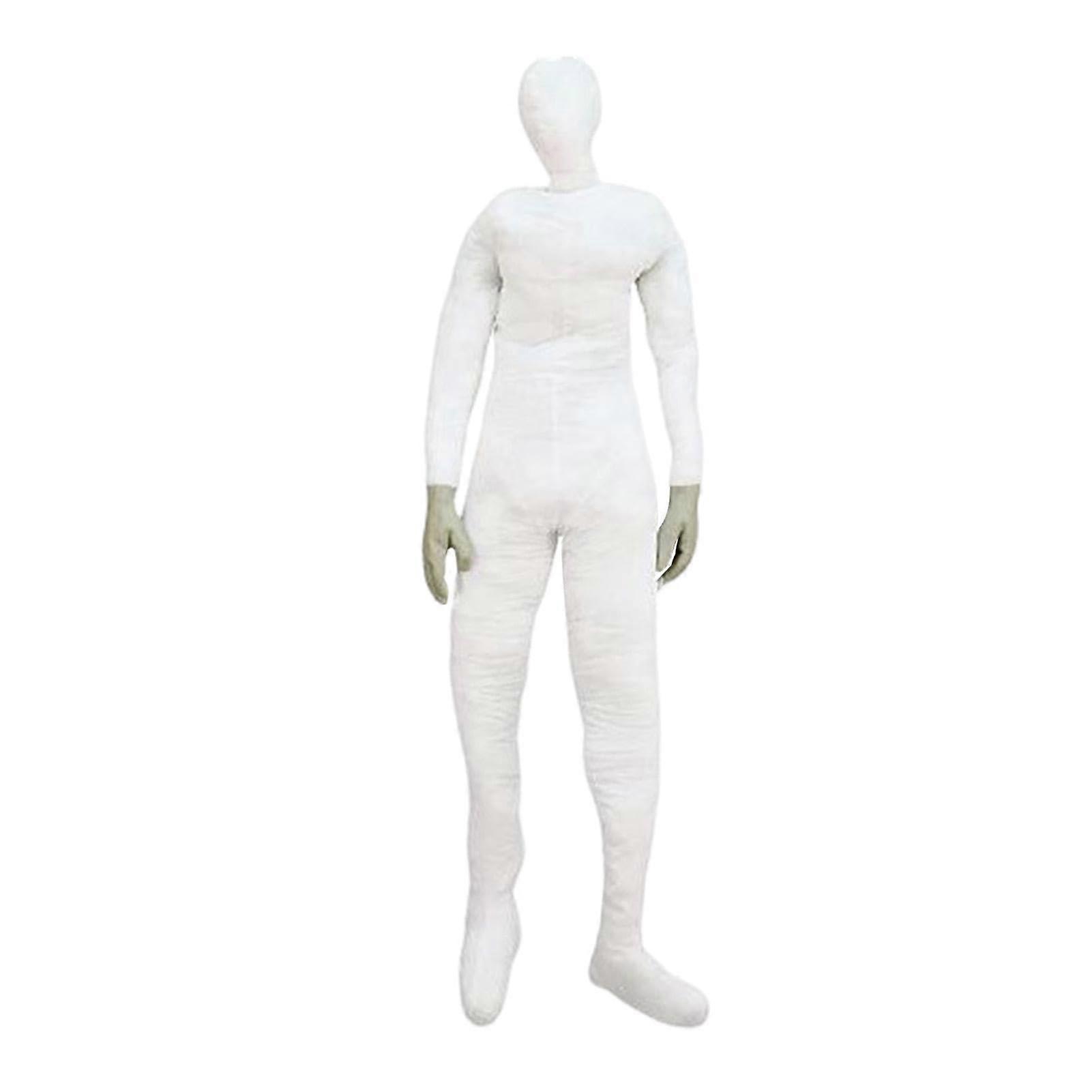 Posing Human Model with Hands - 6 Feet Flexible Mannequin for Halloween Yard Decoration, Soft-Filled and Movable Design