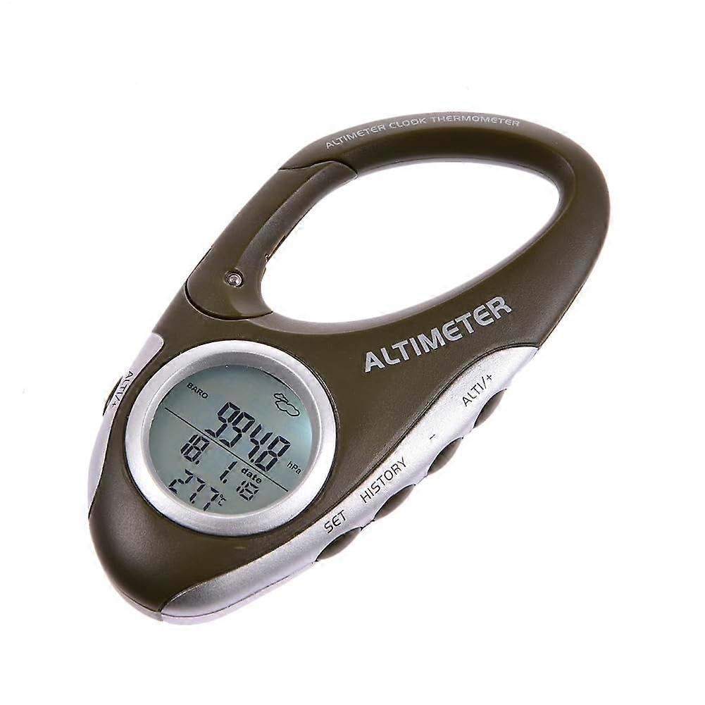 Digital Altimeter for Hiking, Multifunctional Barometer Watch with Calendar, External Height Measurement, Weather Instrument
