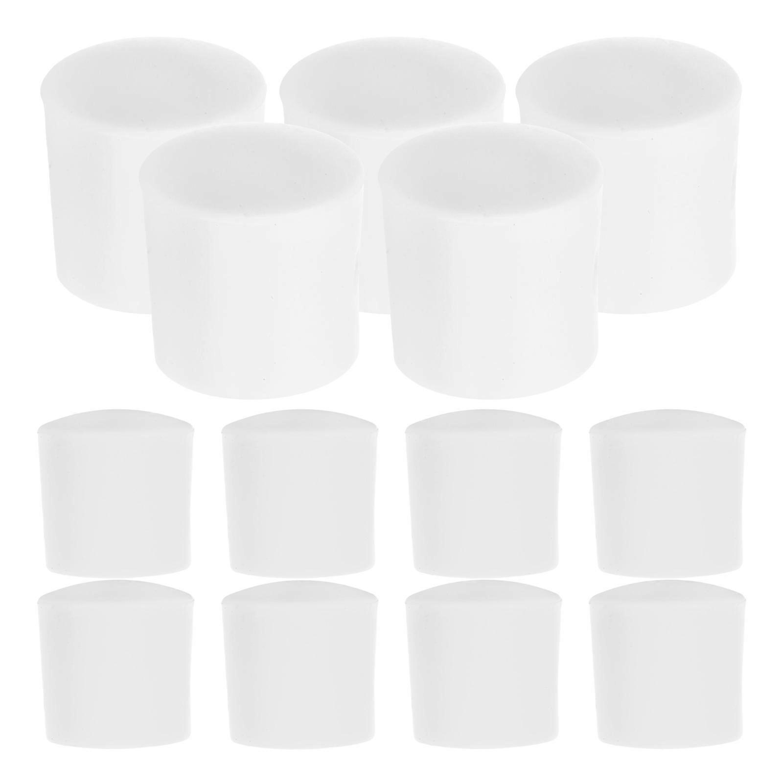 Plastic Tips For Door Wall Stopper Noise Reduction Versatile Application 30Pcs