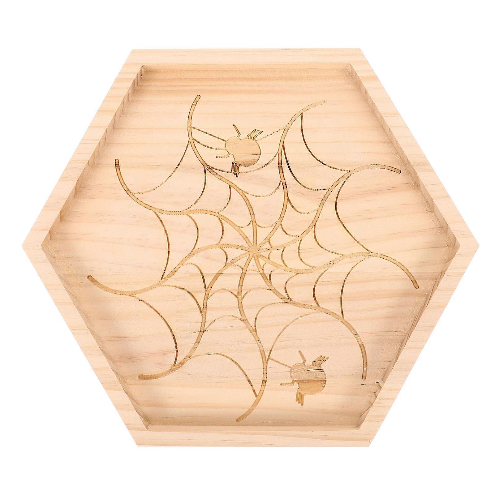 Plate Halloween Theme Dessert Serving Tray For Guests And Hosts 1Set