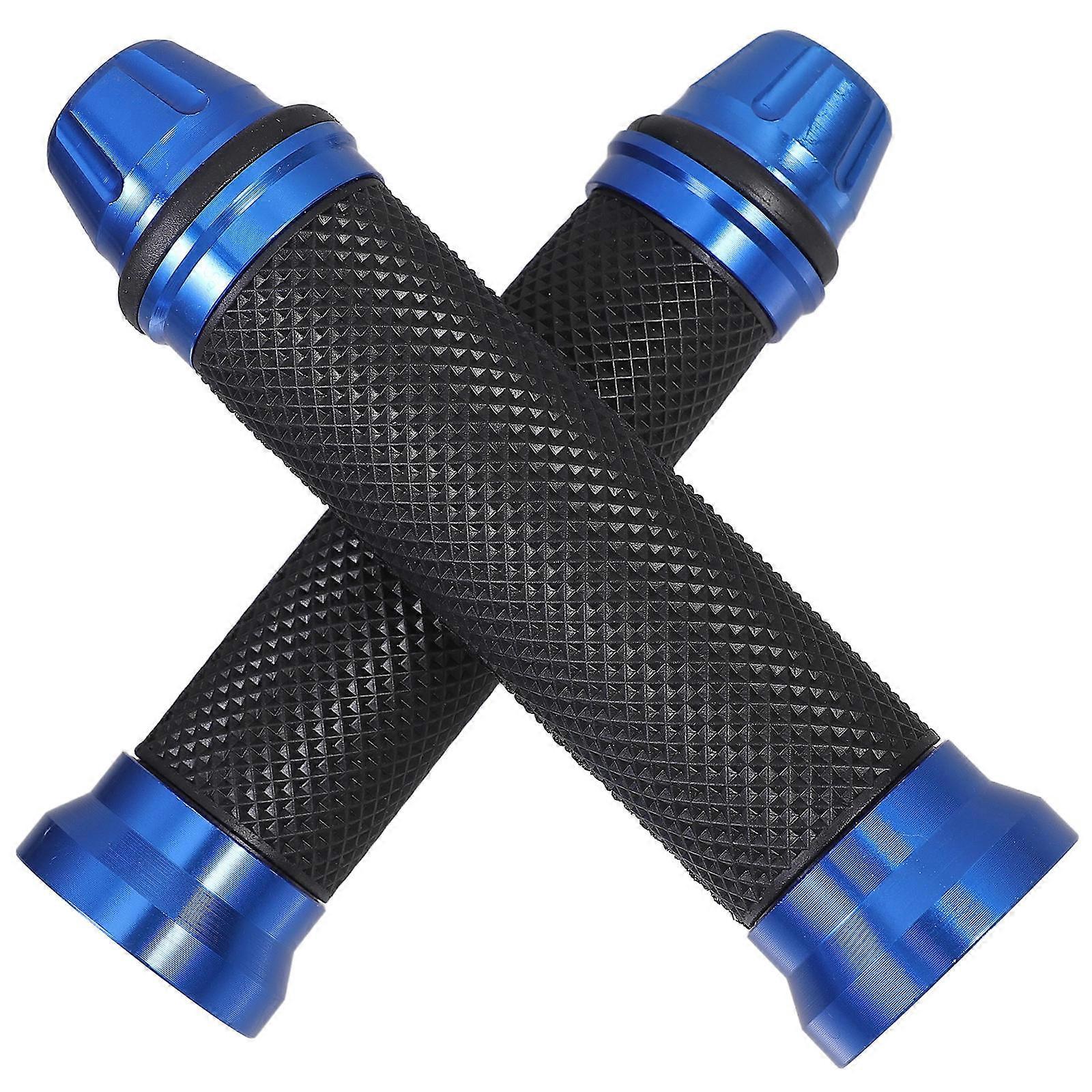 Replacement Motorcycle Handlebar Grips Comfortable Grip ABS Cylindrical Simple Style 14.40X2.20X2.20CM 1 Pair