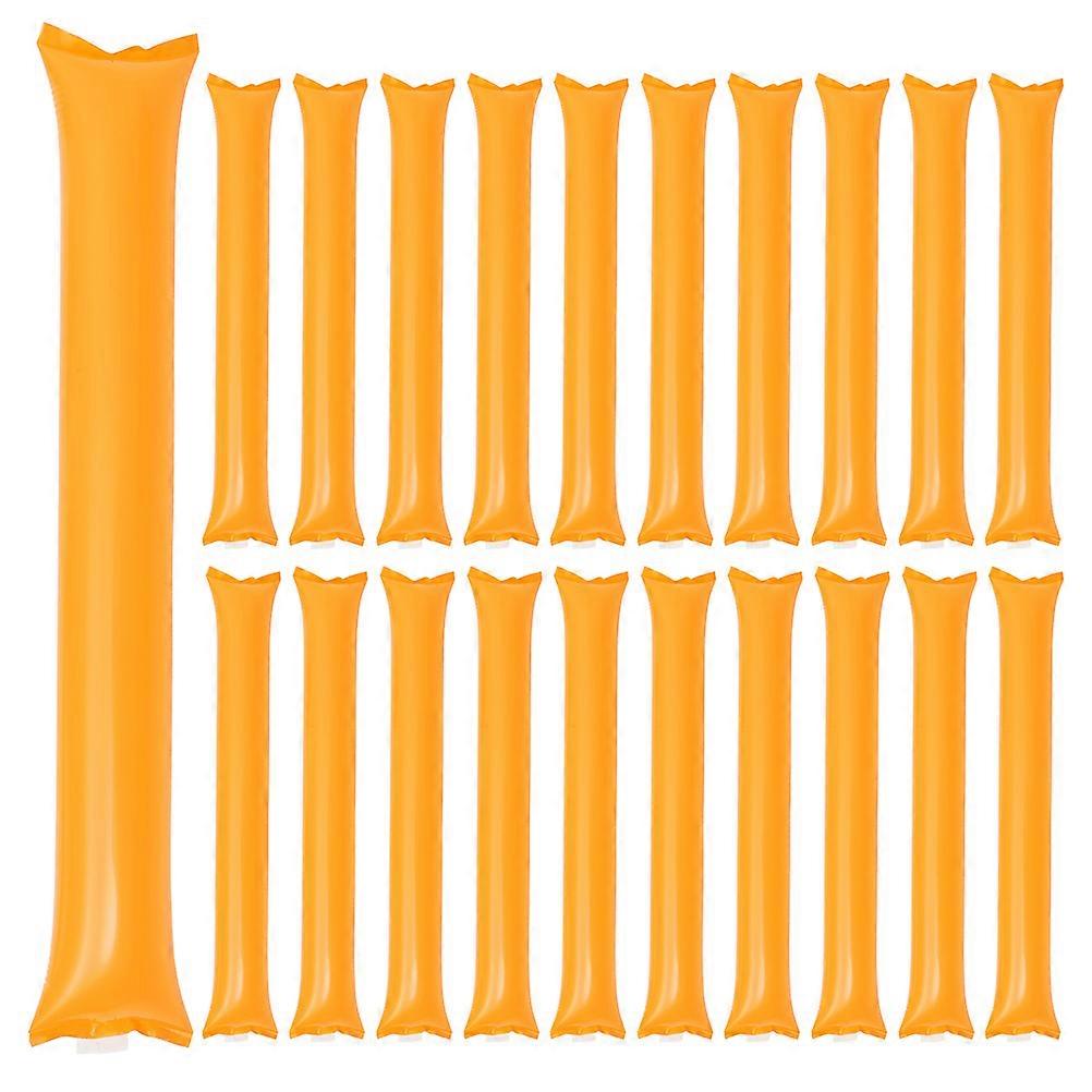 Party Blowers Noisemakers Inflatable Boom Plastic Sticks For Outdoor Activities 50Pcs Orange 23.6 3.9 2.0in Atmosphere Enhancement