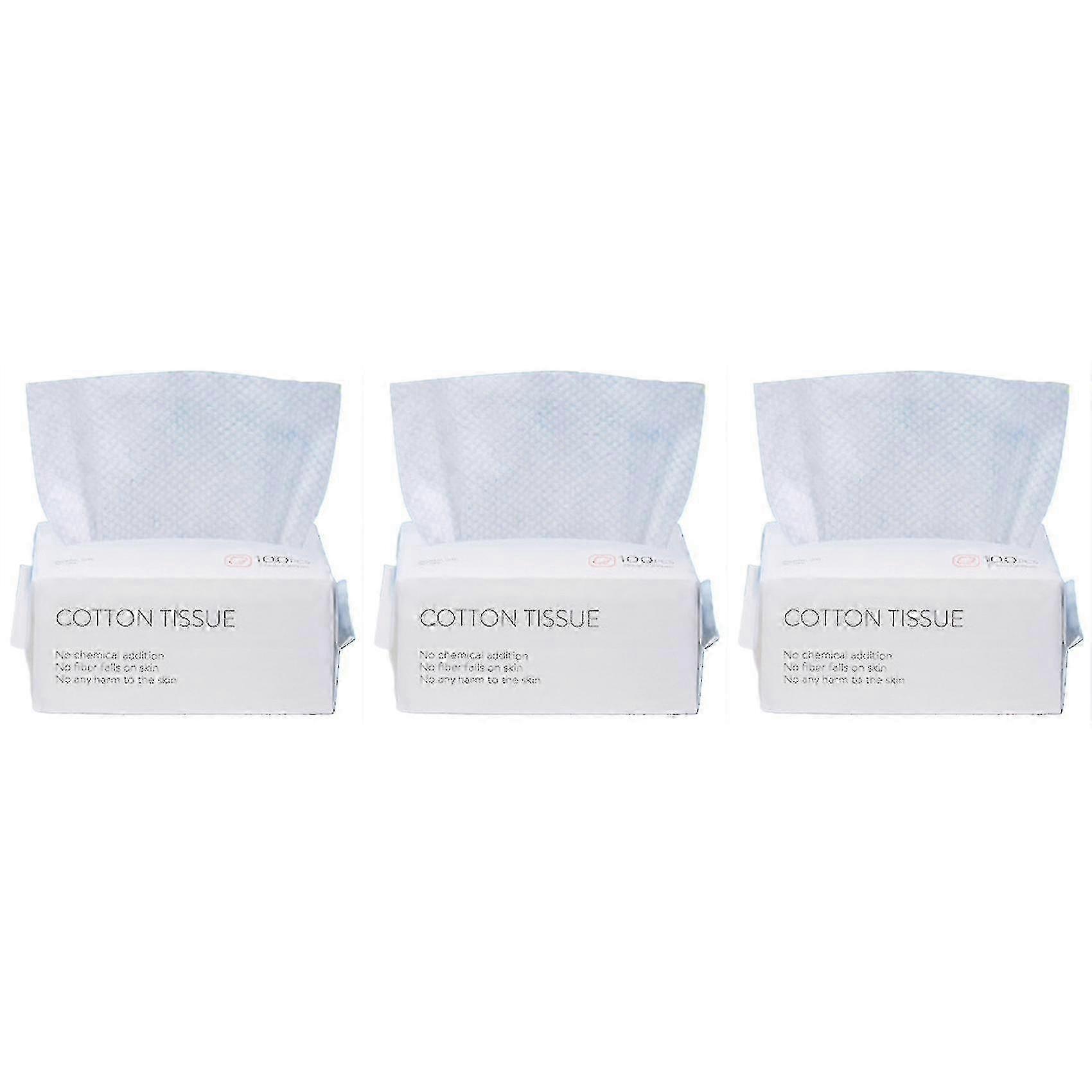 300pcs Cotton Disposable Face Towels for Makeup Removal & Cleansing