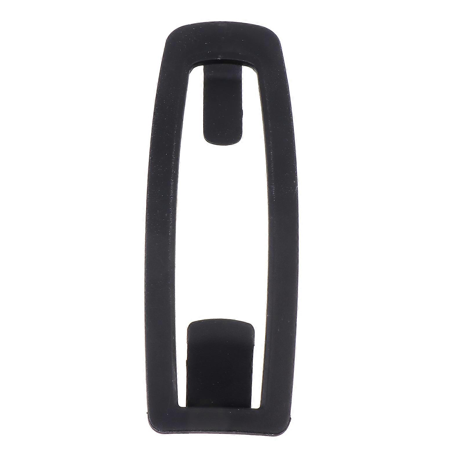 Nylon csat csipesz hószemüveg övcsat sísisak tartozék 12X4X0.3CM fekete 1db
