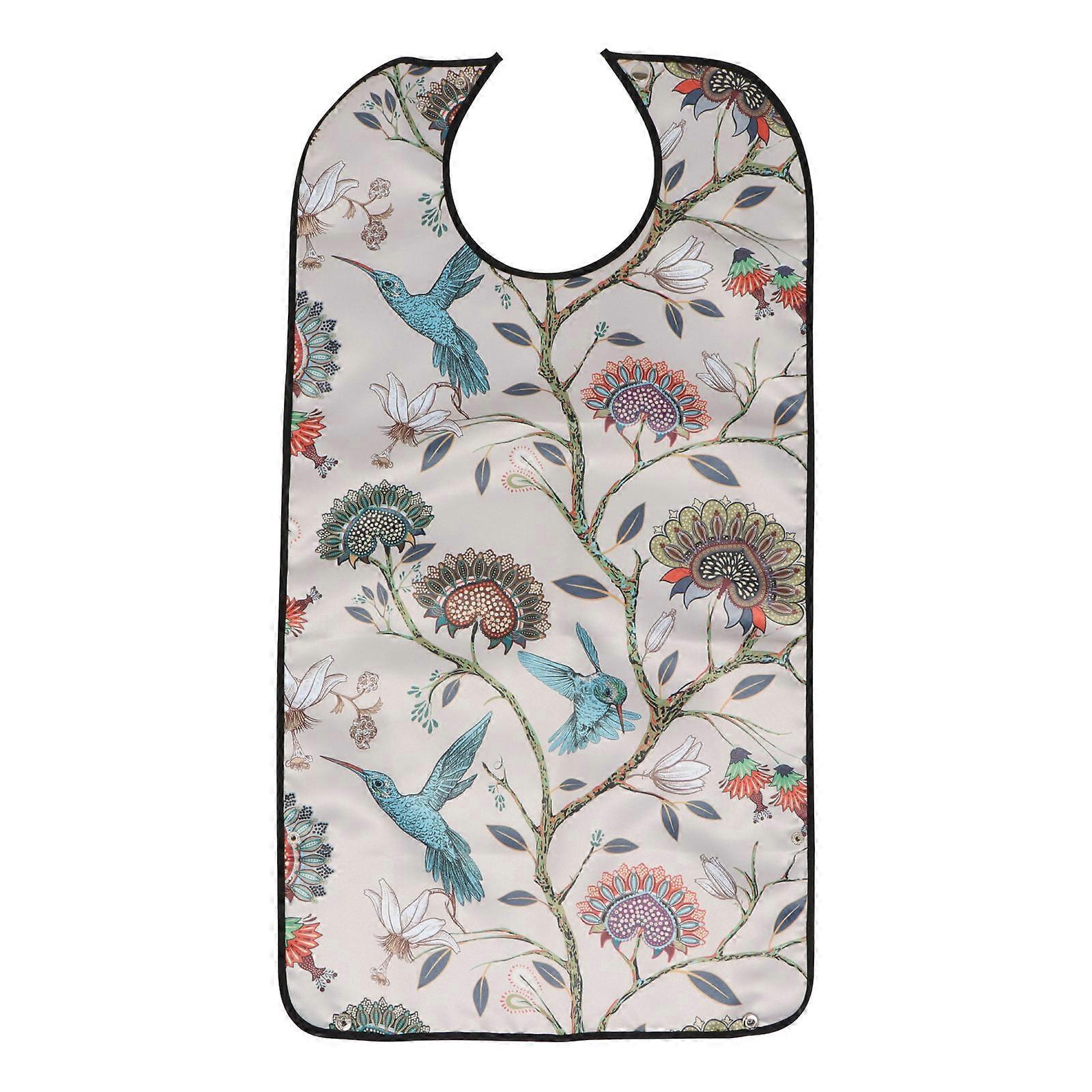 Adult Bib Waterproof Mealtime Protection Multi Color 86x46cm 1Set