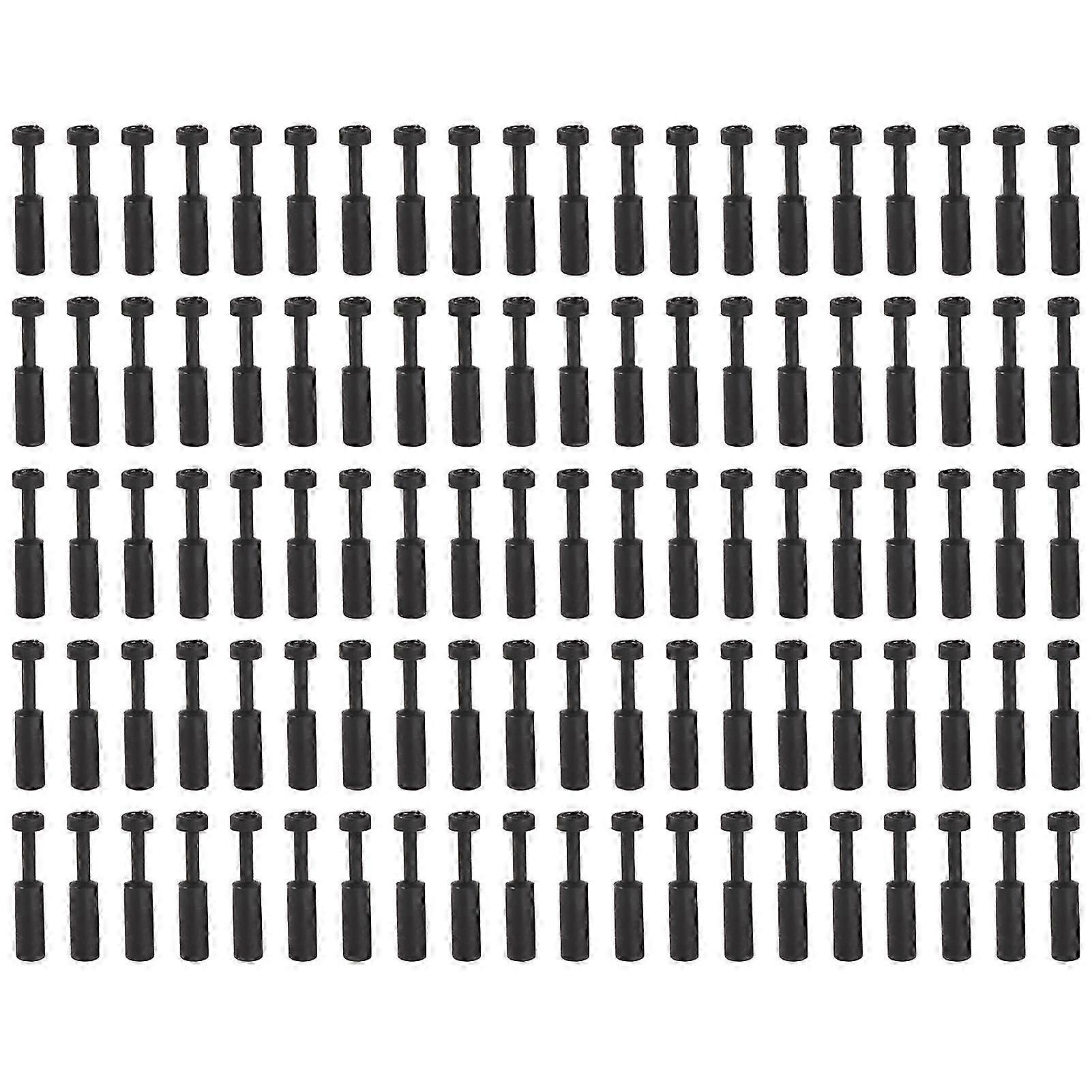 100Pcs End Plug Pneumatic Composite Pipe Connector Quick Connect Plug Pushin Tube Fitting