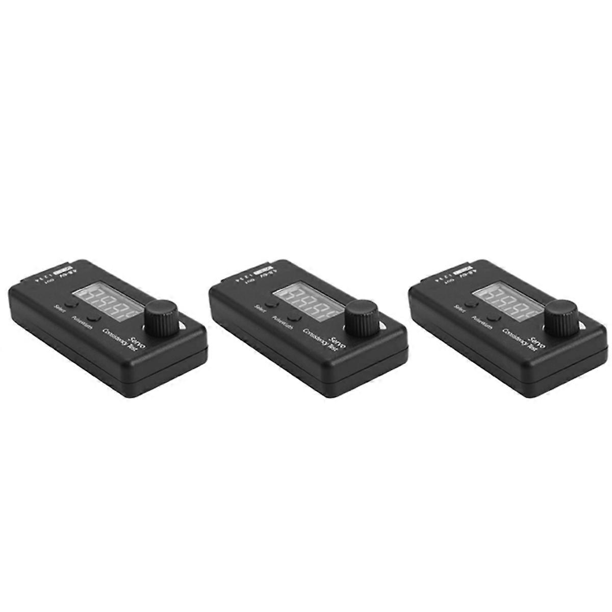 3X Mini 3 Modes Digital Servo/ESC Consistency Tester Steering Gear Measurement for RC Helicopter Air