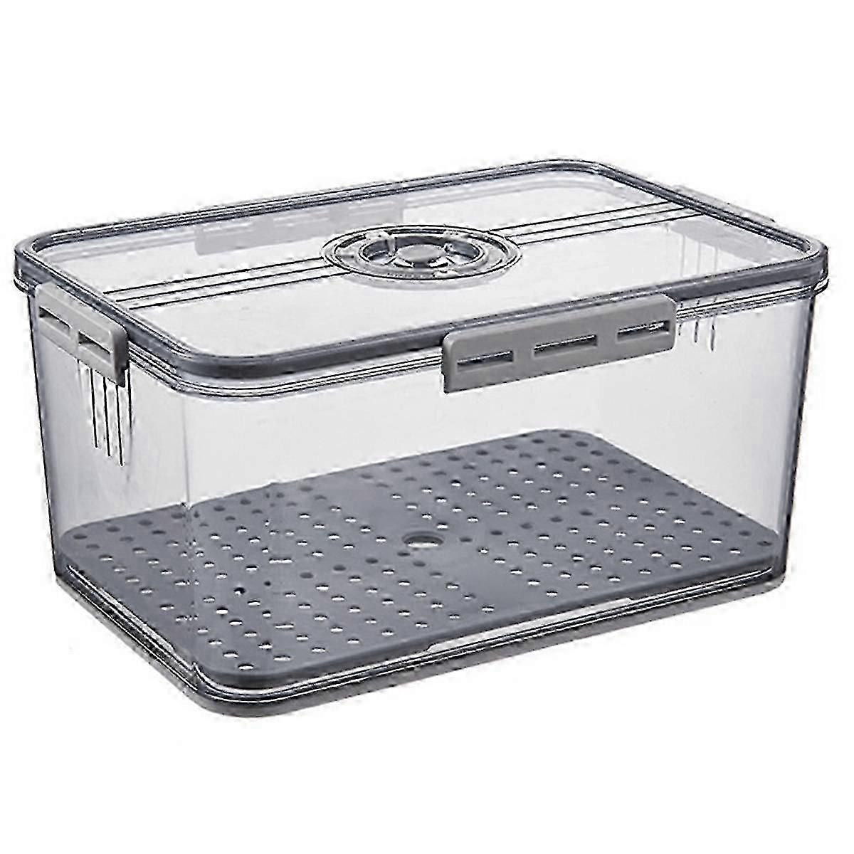 Airtight Bread Storage Container for Kitchen Counter, Time Tracking Bread Box with Lid for Keeping Bread Fresh