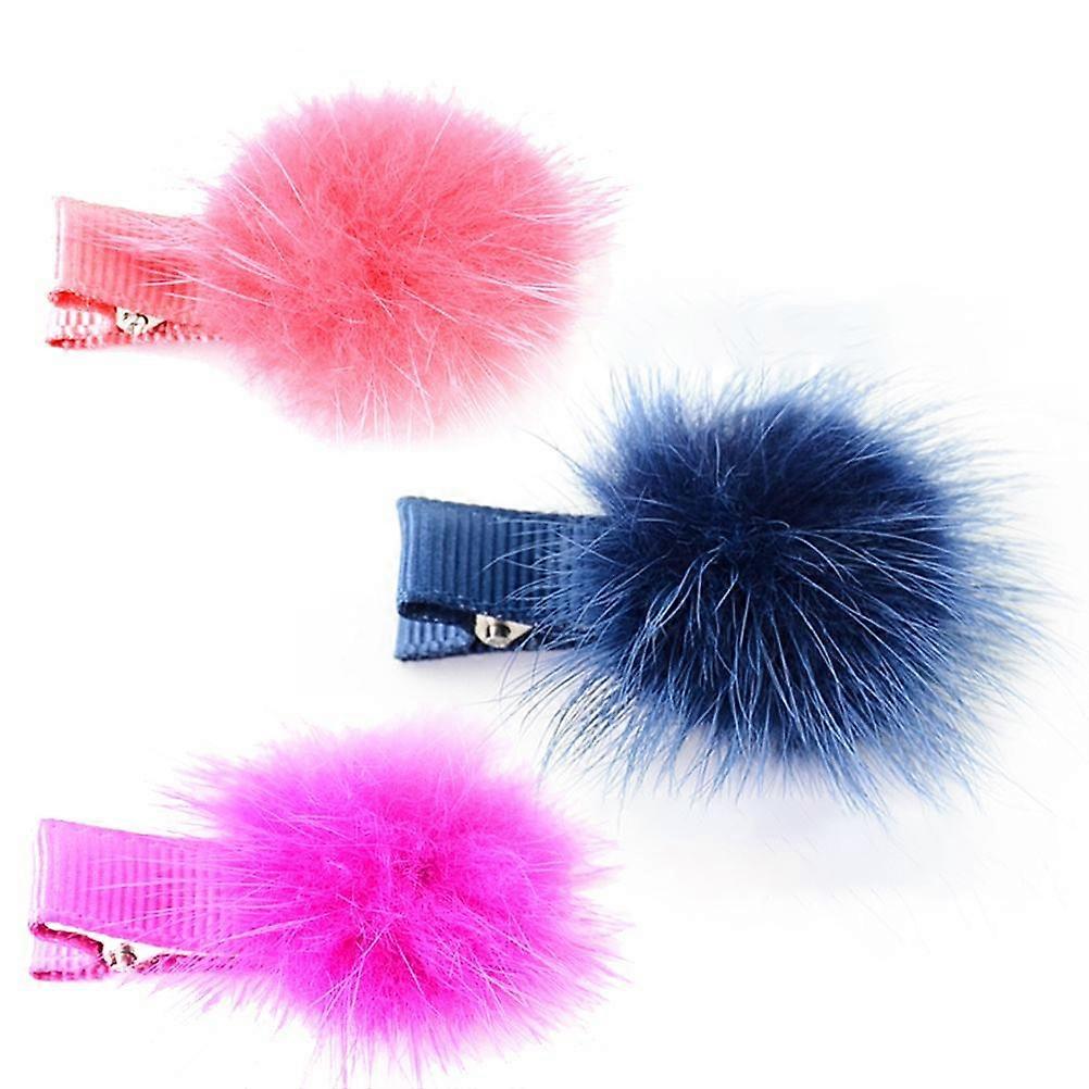 اكسسوارات دبوس الشعر للبنات للأطفال ألوان مختلطة 3 سم × 3.5 سم رفيق خلع الملابس اليومي 12 قطعة