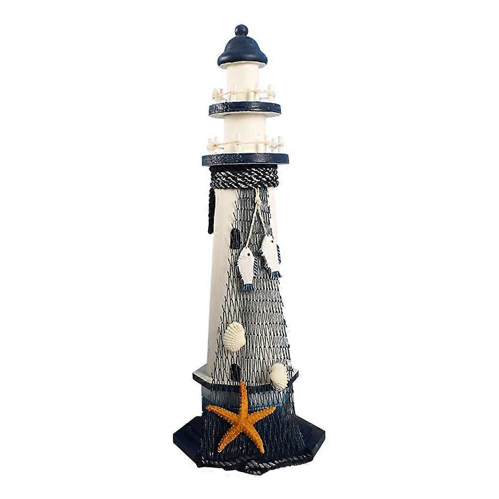 Stylish Wooden Lighthouse, Resistant and Timeless Household Decor