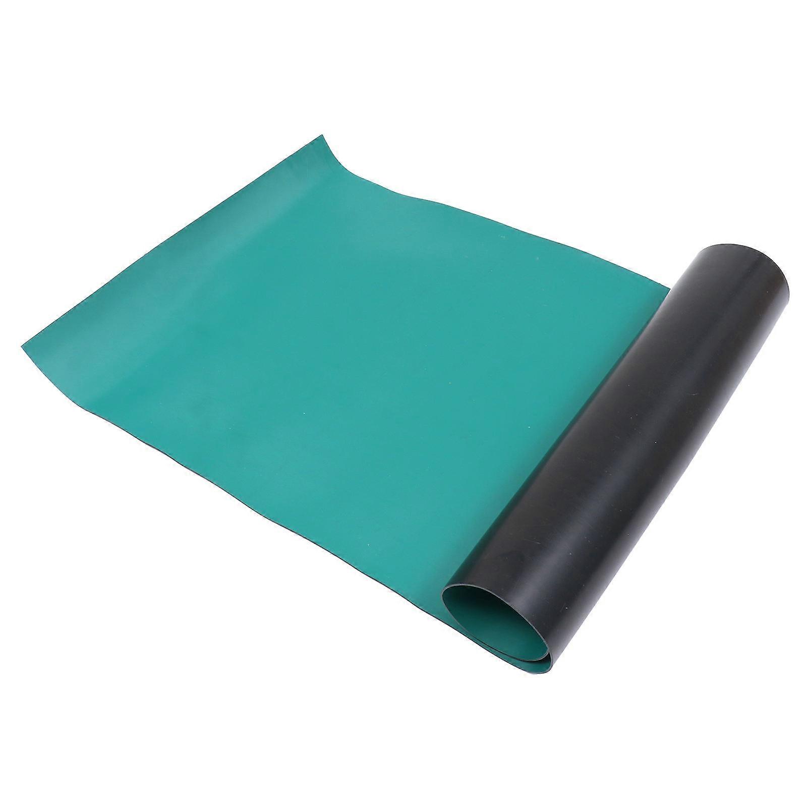 Static Rubber Mat for Experiments Durable, Non Slip Laboratory & Factory Floor Mat, Wear Resistant Design