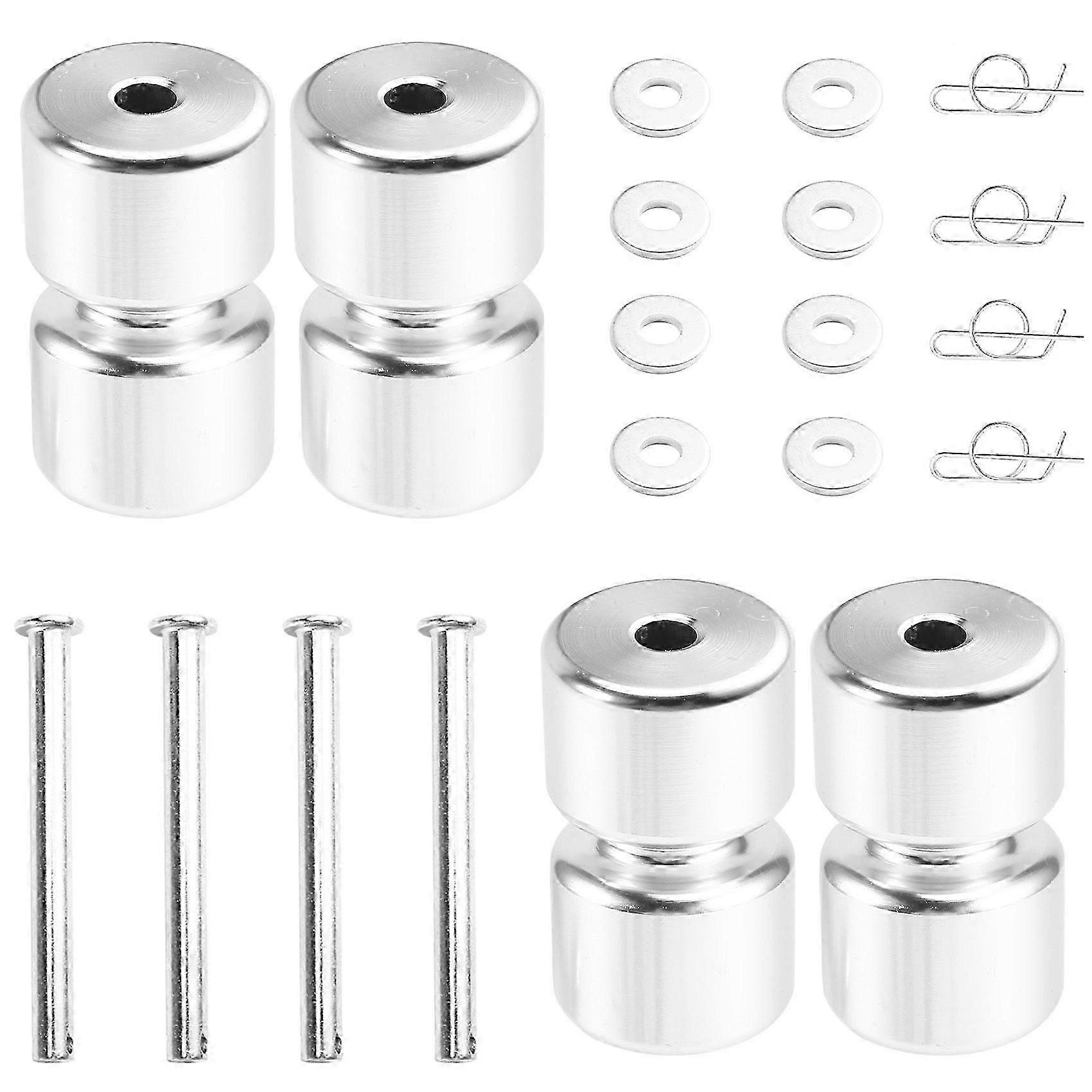 Trailer Door Roller Kit Suitable for Lifting Double-Sided Trailer Tail Lift Silver