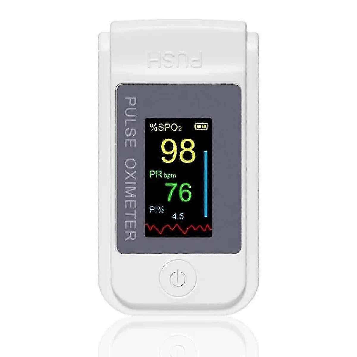 LED Finger Clip Pulse Oximeter TFT Blood Oxygen Saturation Detector Heart Rate Monitor