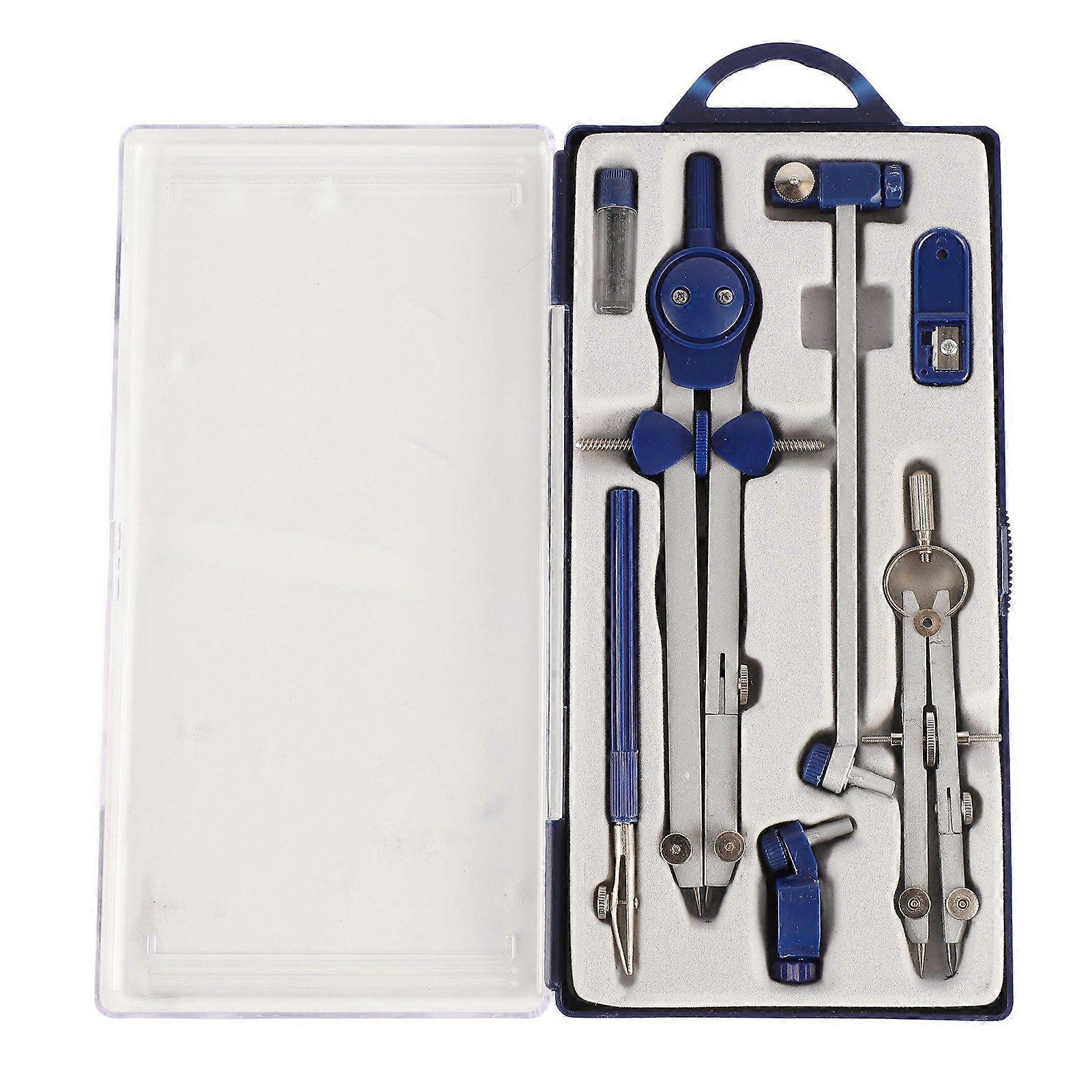 2025 Latest Model  Compass Geometry Set Extensible Zinc Alloy Shatterproof Box