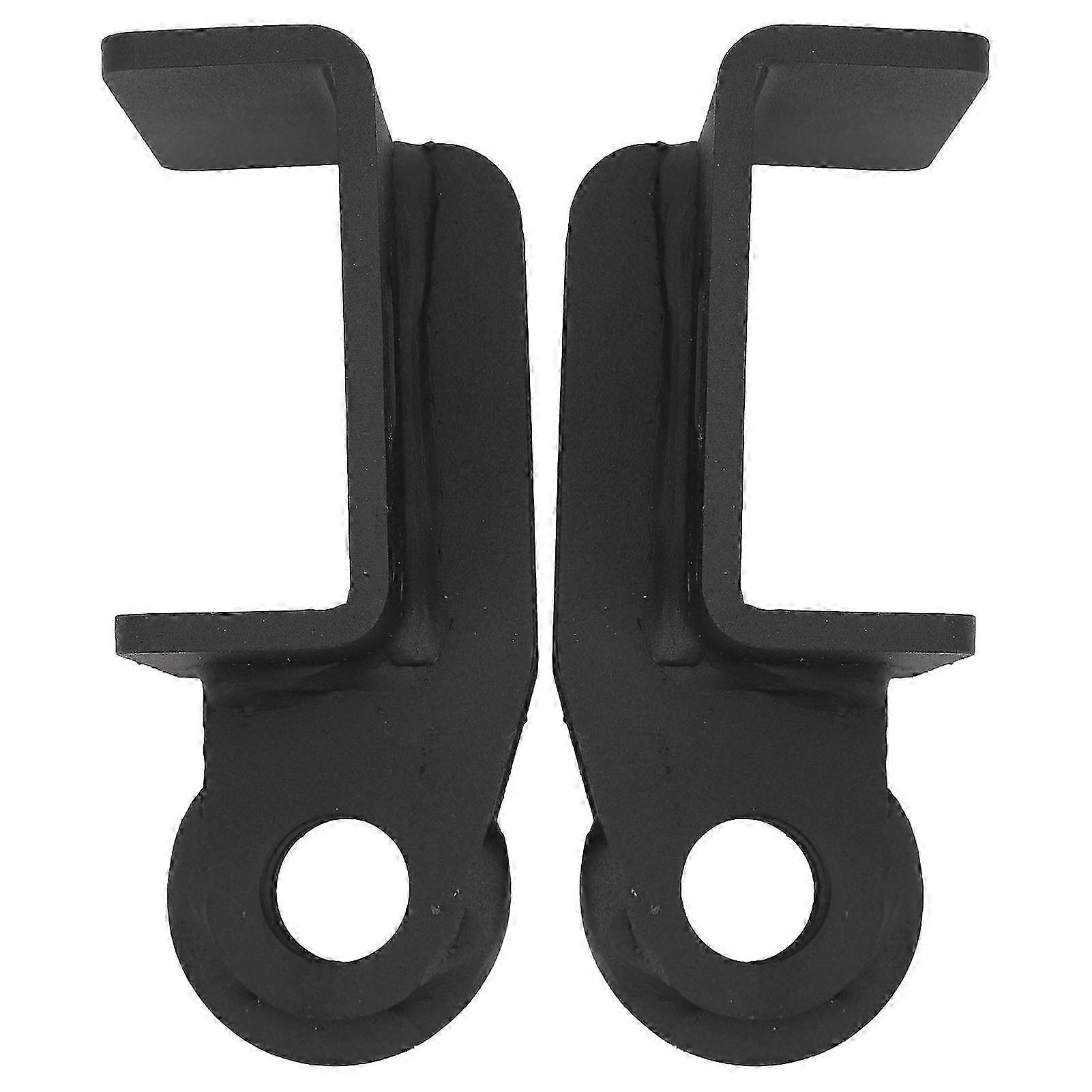 1pair Front Tow Hook Brackets Bumper Tow Hook D Ring Mounts for a certain brand Tacoma 2009 to 2023 Black