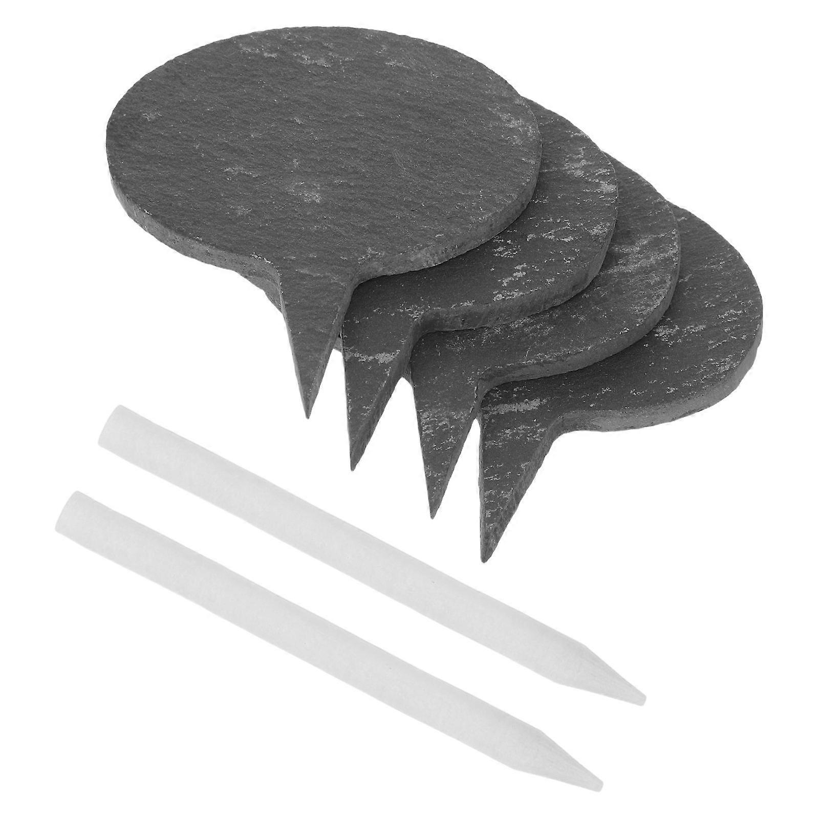 Elegant Reusable Chalkboard Cheese Markers Set with Pens for Cakes, Charcuterie Boards, and Plant Tagging Design