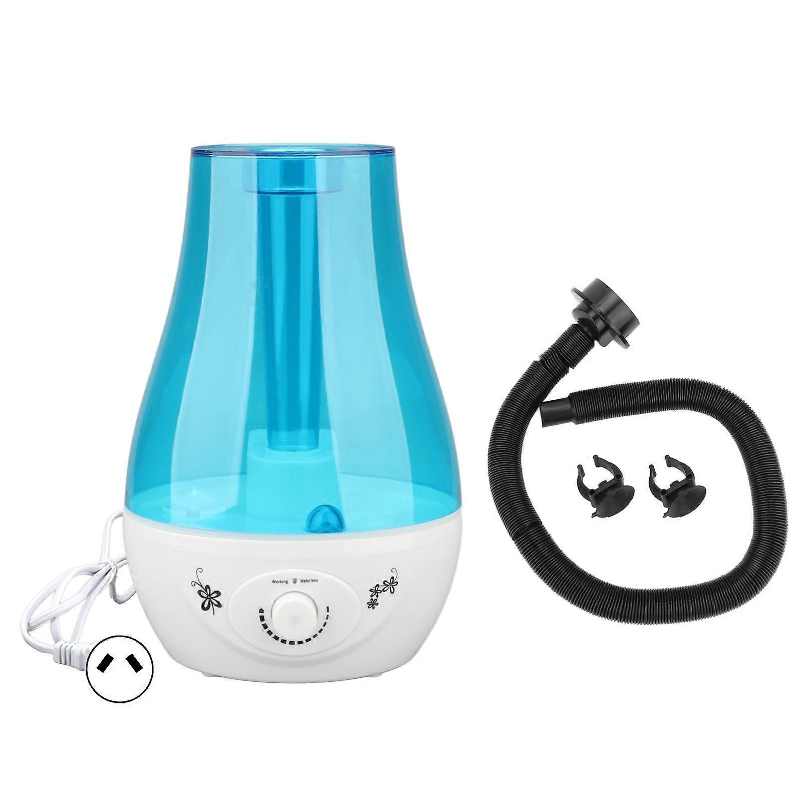 Portable Reptile Amphibian Fogger Vaporizer Fog Generator Terrarium Vaporizer Mute Humidifier Blue 110?240V AU Plug 3L