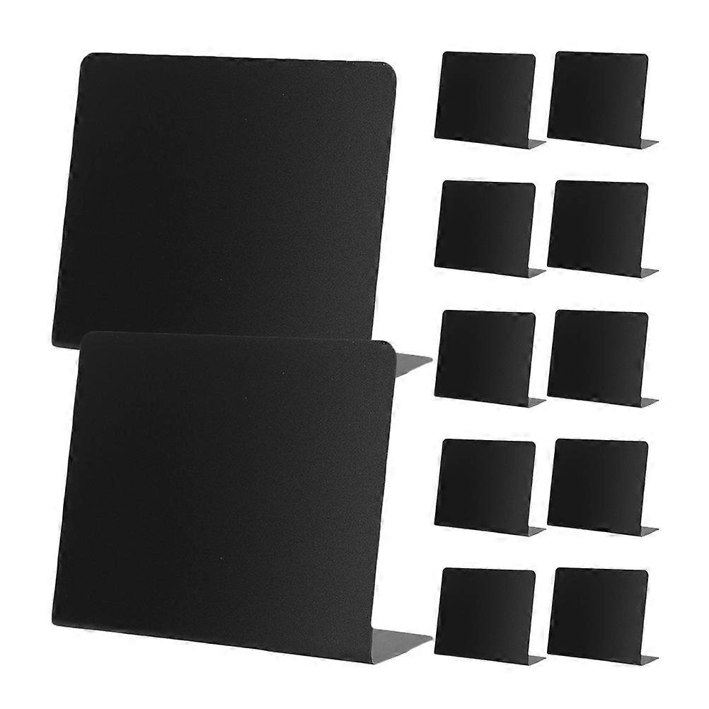 Mini Buffet Display Chalkboard Writing Board L-Shaped Signage For Wedding Birthday 12Pcs