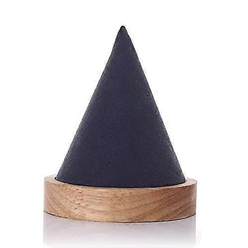 Black Solid Wood Bangle Watch Jewelry Display Stand