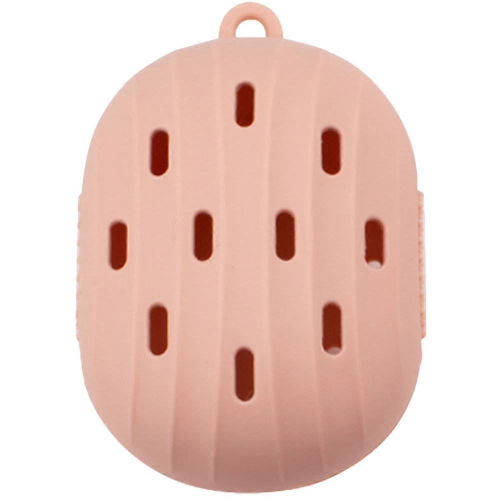 Compact Macaron Shape Makeup Sponge Case for Travel Use Lightweight Storage Box 8.50X5.80X5.80CM 1Pcs