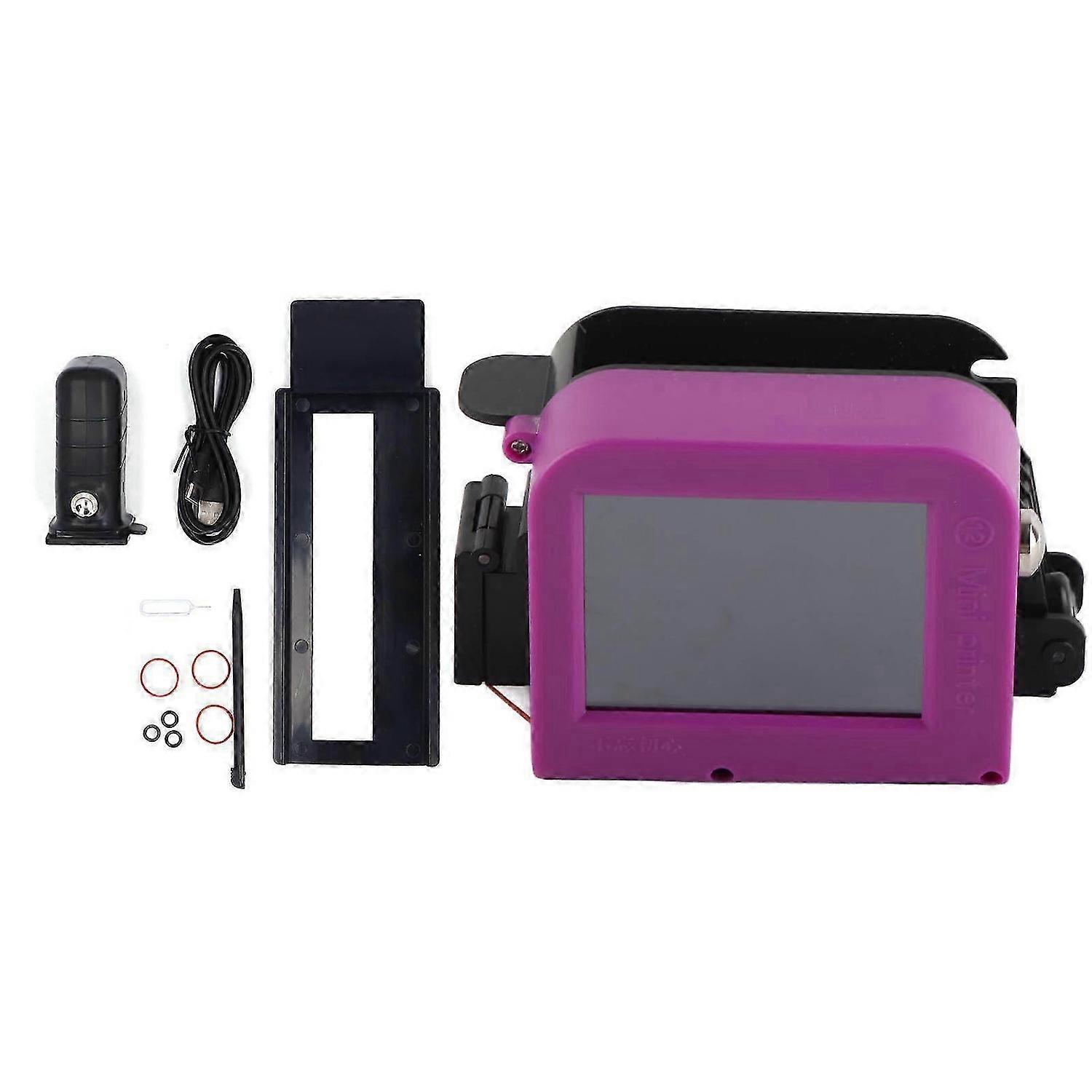 Handheld Inkjet Printer Detachable Portable Mini Smart Inkjet Coding Machine for Production Date QR Code