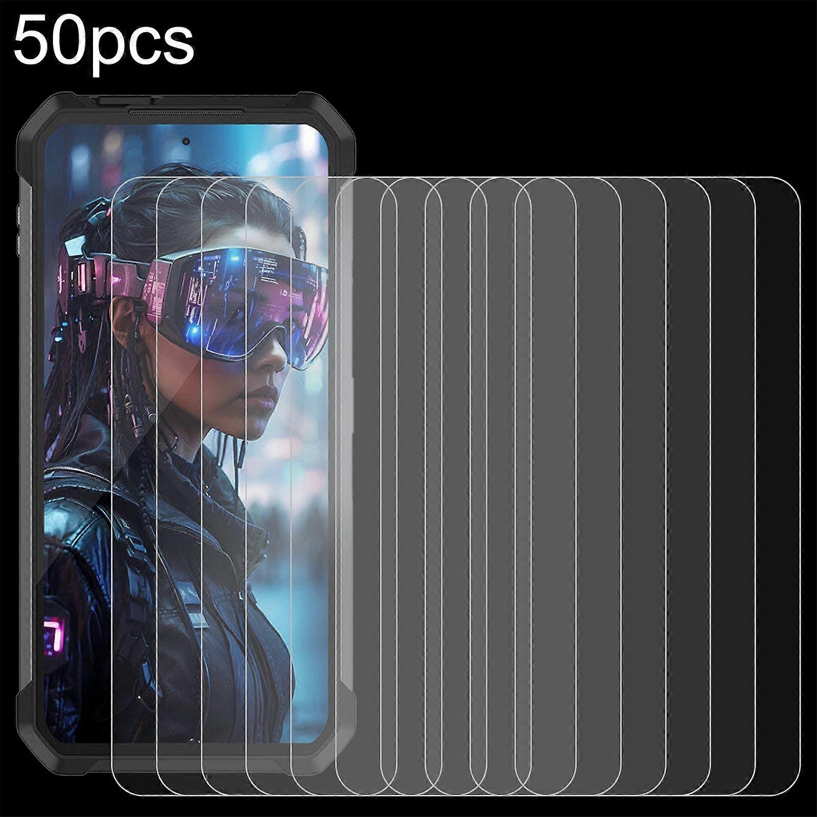 50pcs 0.26mm 9H 2.5D Tempered Glass Film For Unihertz 8849 Tank 4 Pro