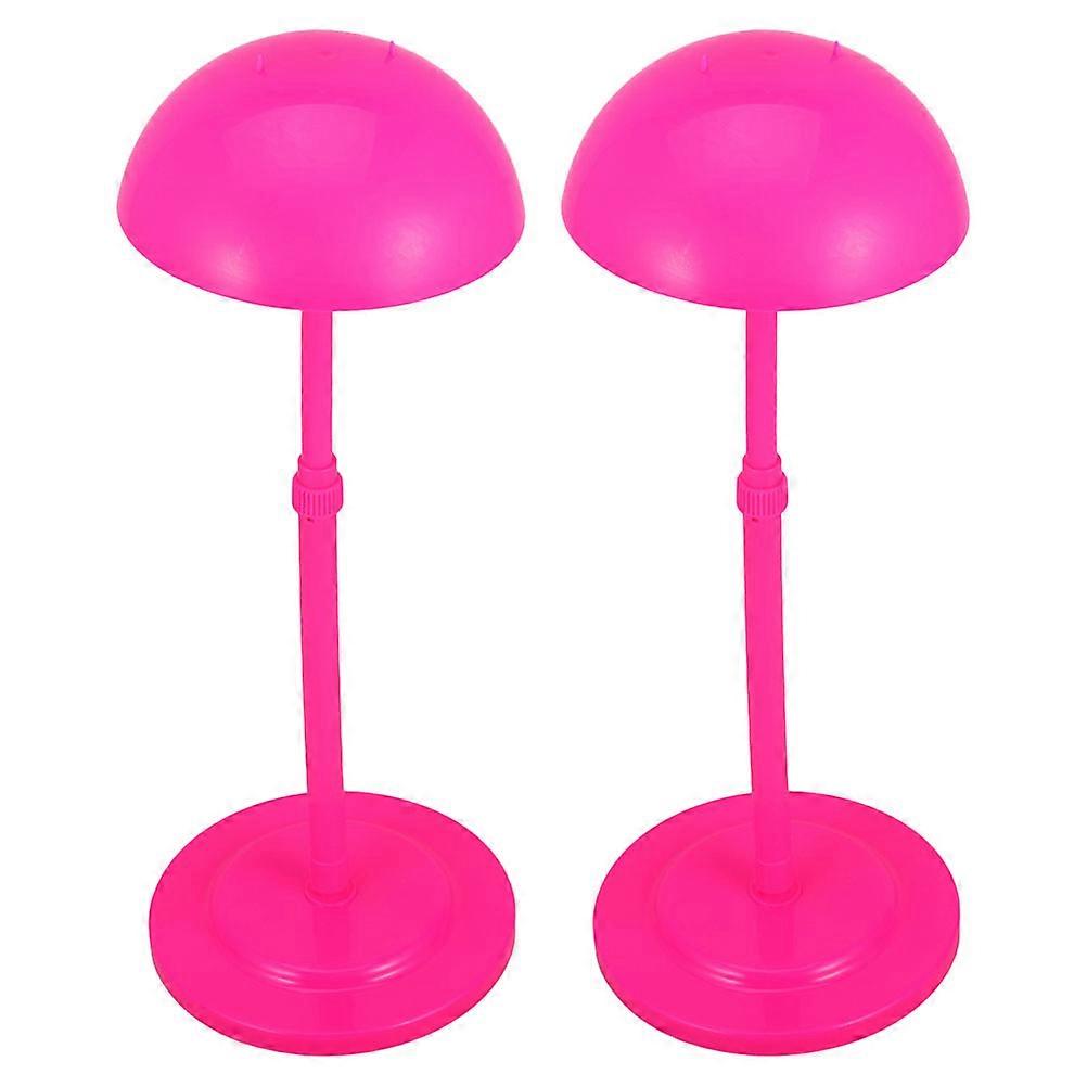 Hat Organizer Tabletop Rack Easy Installation Wig Storage Women Enthusiasts 26.00X16.00X16.00cm 1 Pair
