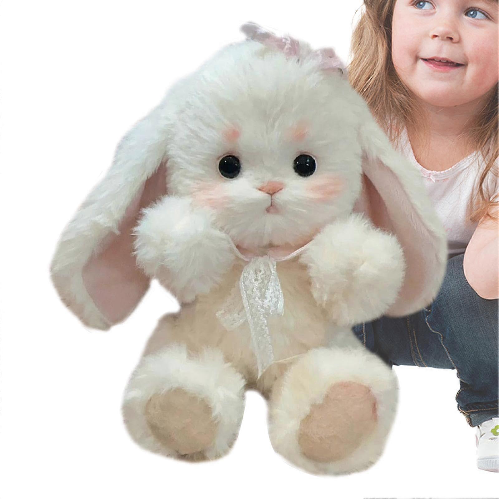 Fabric Rabbit Sewing Kit With Movable Joints, DIY Plush Rabbit Pattern, Includes Instructions and Materials
