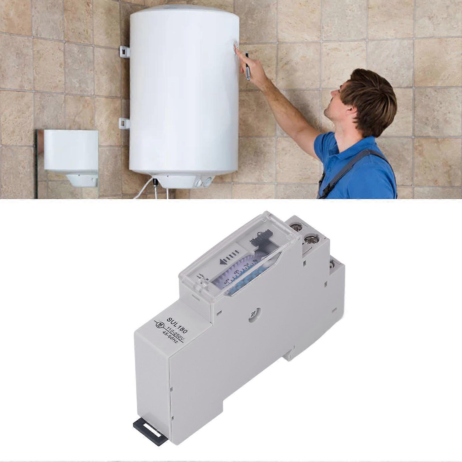 Time Switch Mechanical Timer Waterproof 24 Hours Controller 110‑250VAC for Light Motor 