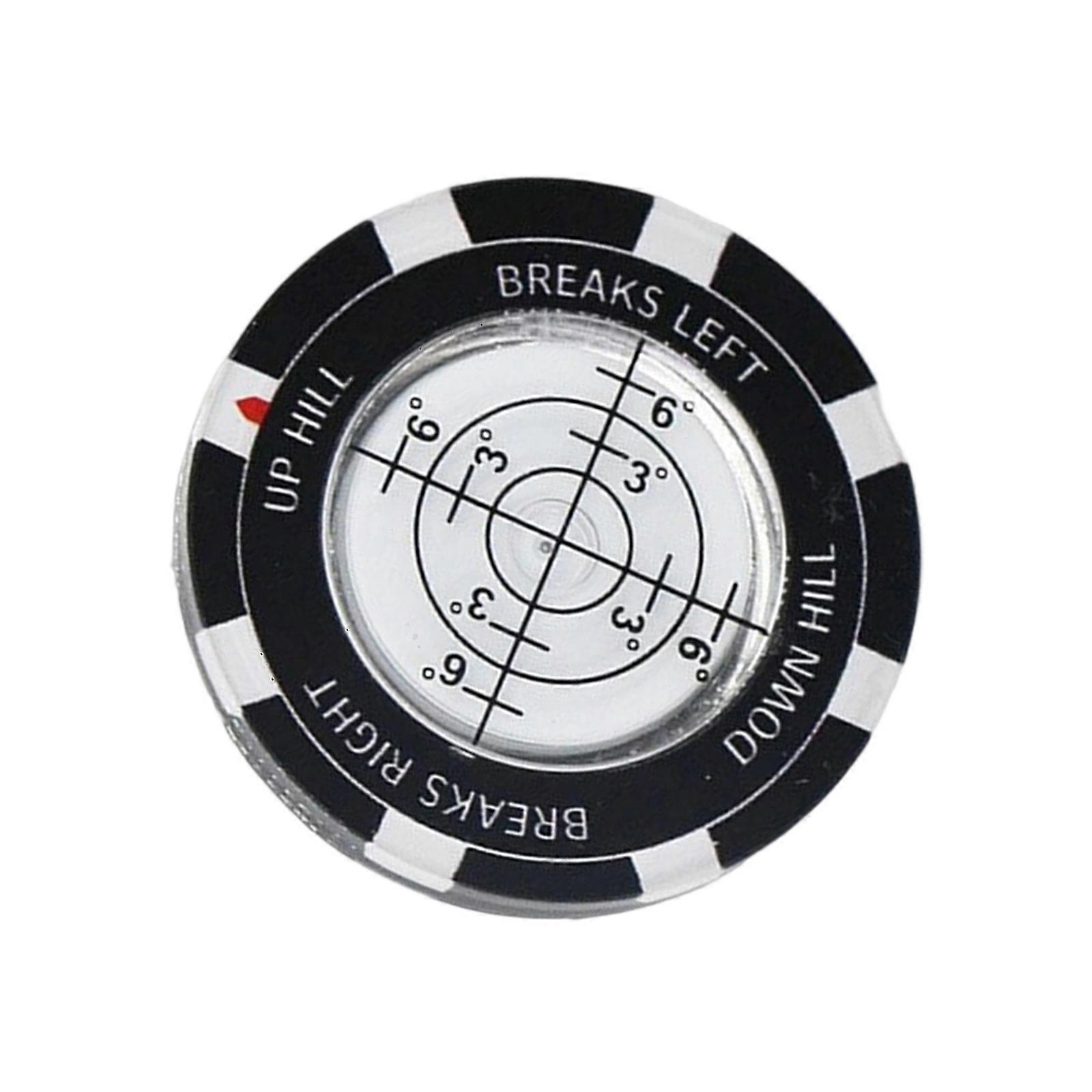 Compacts Golf Putting Tool with Builting In Spirits Level Poratble Golf Putting Tool for Improving Putting Skills White