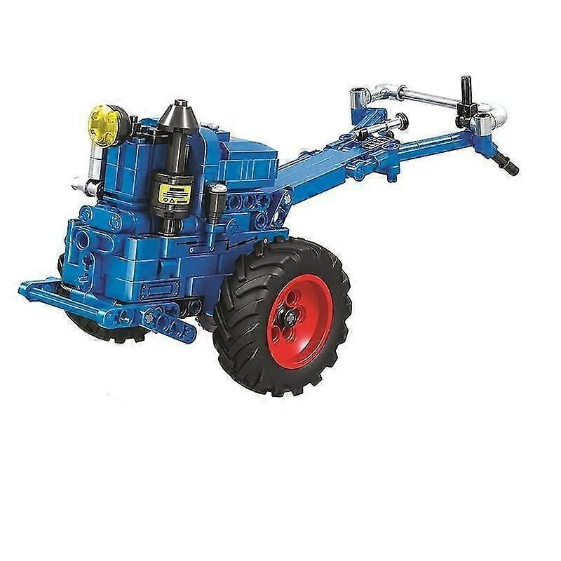 Classic Old- Tractor Car Building Blocks, Walking Truck, Bricks Educational