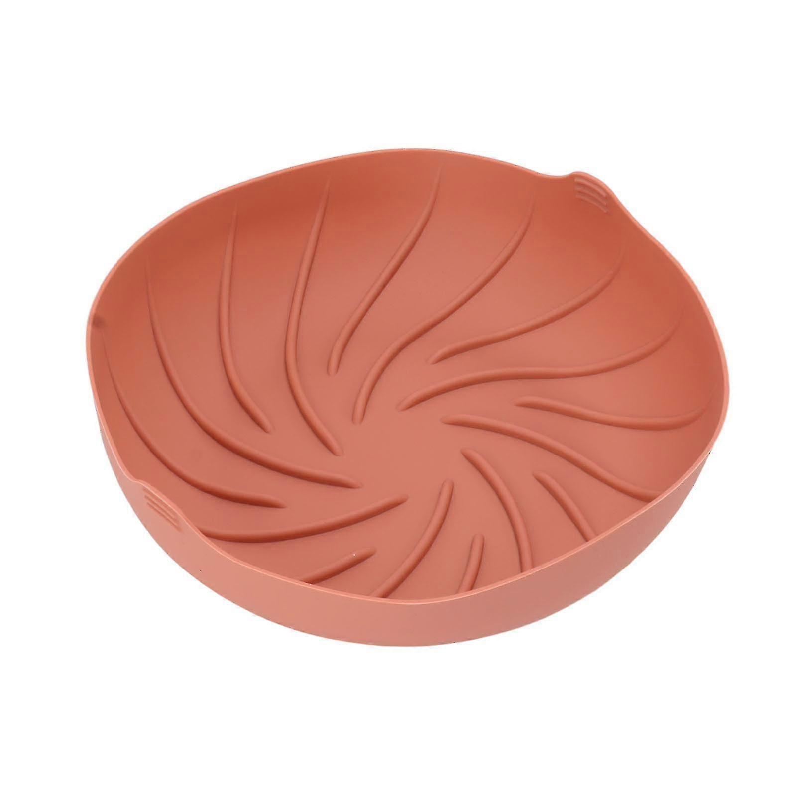 Large Round Silicone Fryer Liner - High Temperature Resistant Basket for Instant Cookers & Microwave Oven Use