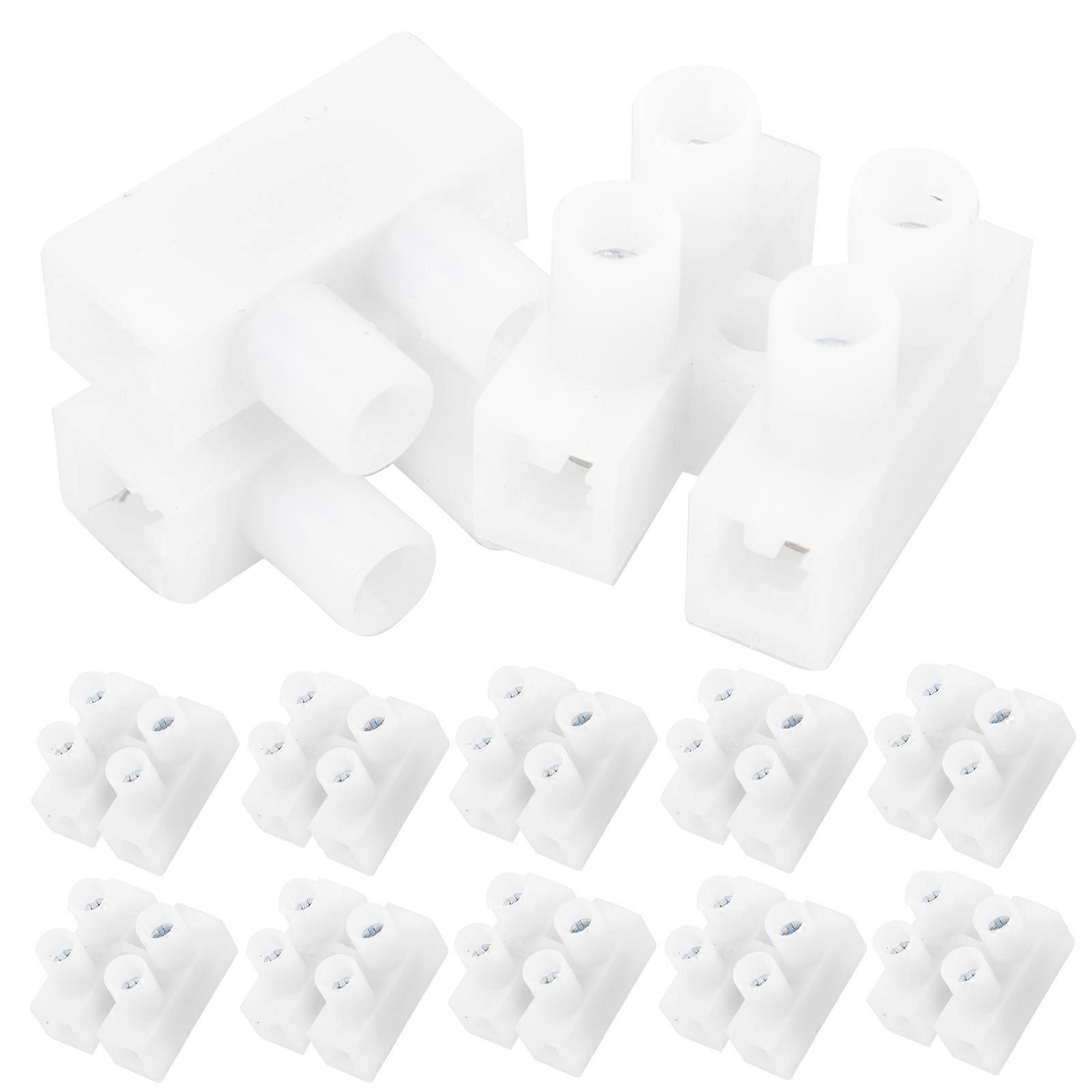 Quick Connect Wire Connector Electrical Components Lighting Home Appliances 1.9X1.6cm High Conductivity 100Pcs