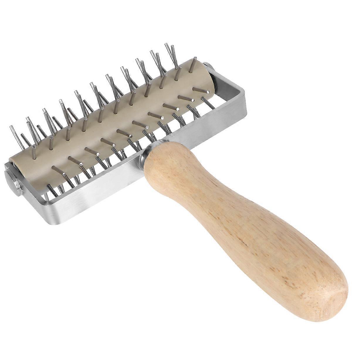 Stylish Kitchen Baking Tool Made of Stainless Steel and Plastic Brown Color Practical for Baking Use 1 Piece