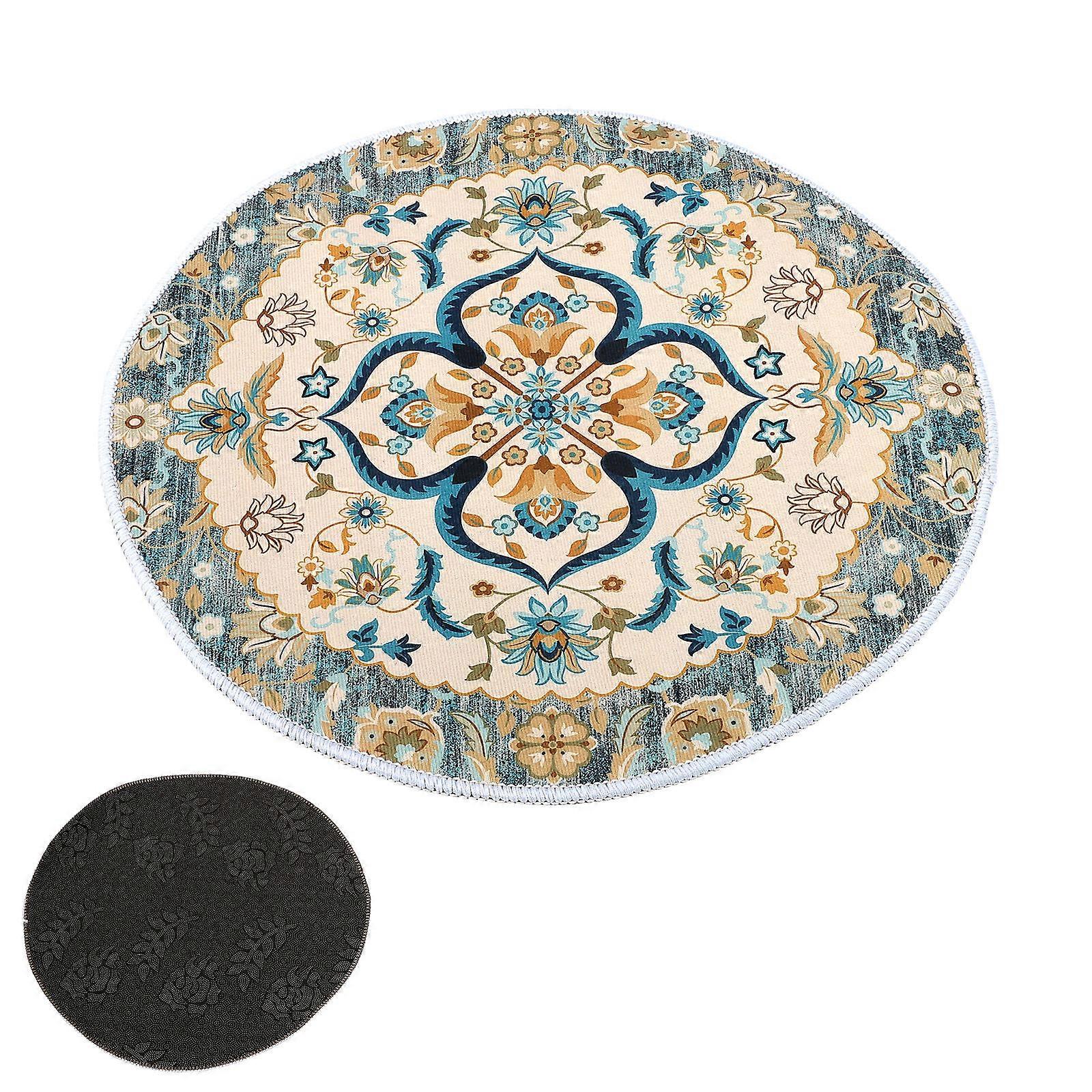 Round Carpet Bohemian Style Carpet for Home Use Decorative Rug