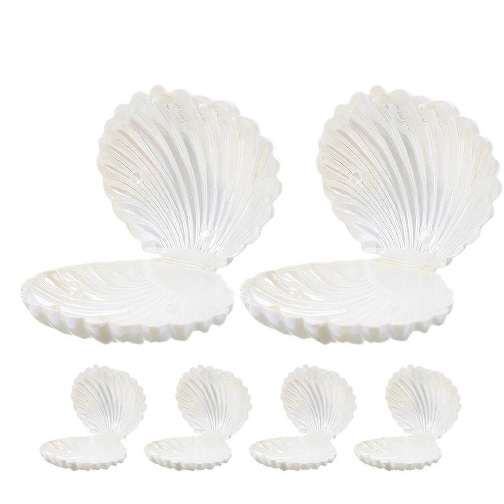 Shell Candy Box Elegant Seashell Decorative Box for Party Use 12Pcs