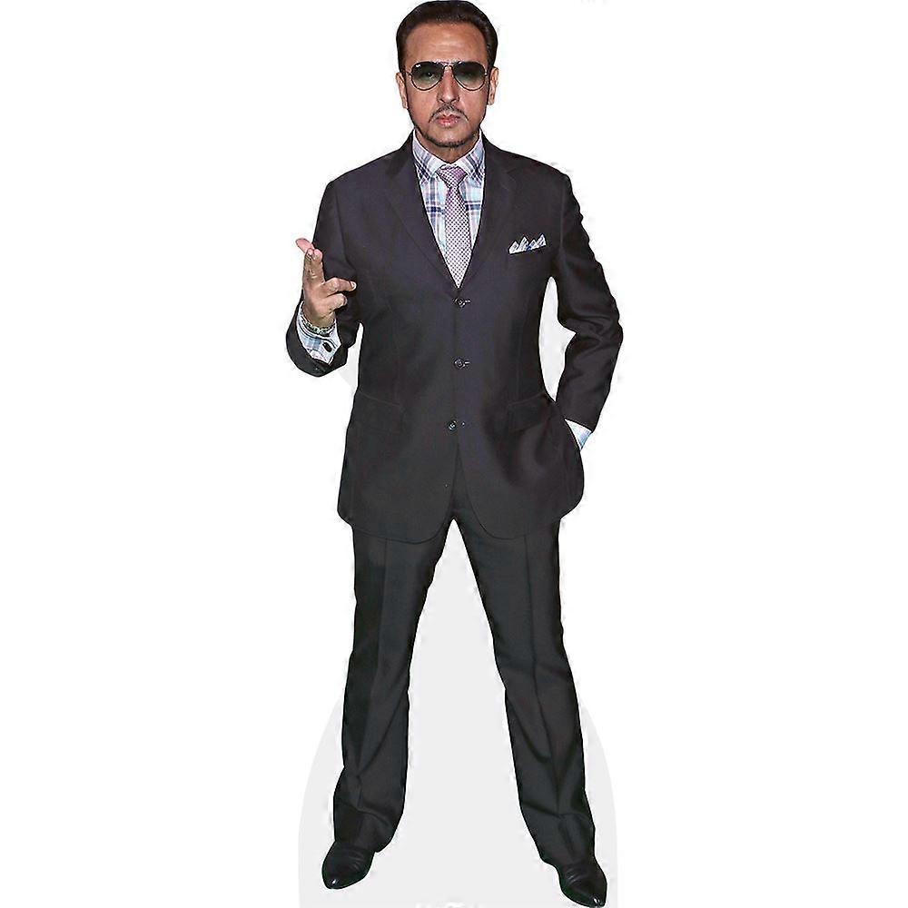 Gulshan Grover (Black Suit) Cardboard Cutout (lifesize OR mini size). Standee. Stand Up.