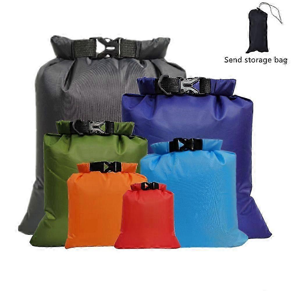 6-Piece Waterproof Dry Sack Set for UK Watersports & Beach Days
