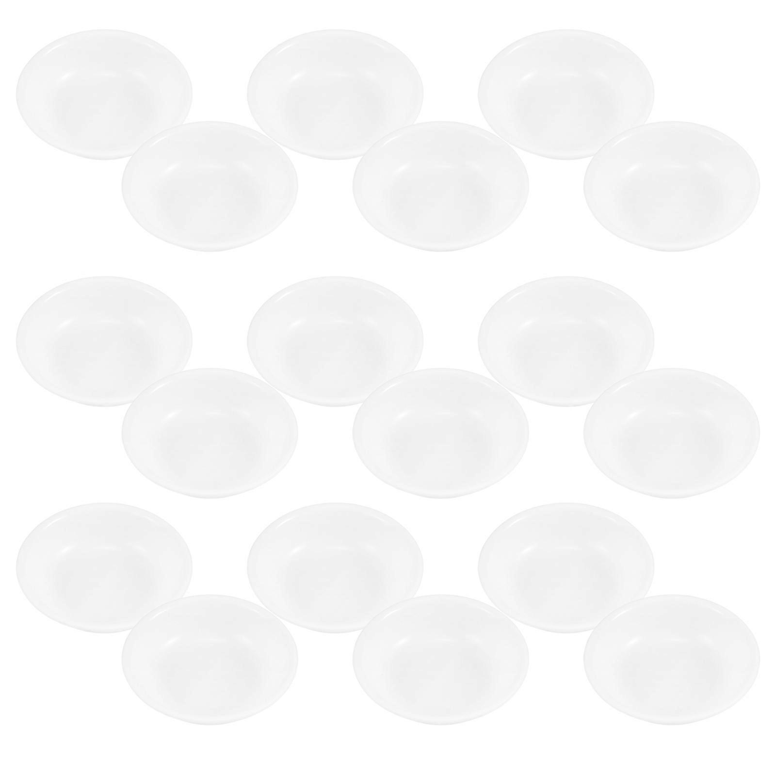 White Sauce Bowls for Kitchen Small Dipping Bowls Compact and Space Saving 20 Pieces