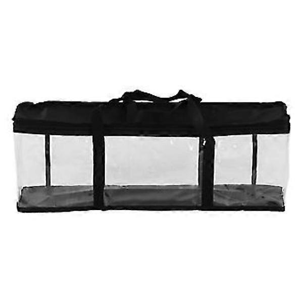PVC Tool Bag Transparent Zipper Dustproof Large Capacity Tool Organizer for Maintenance 61 X 15 X 21cm