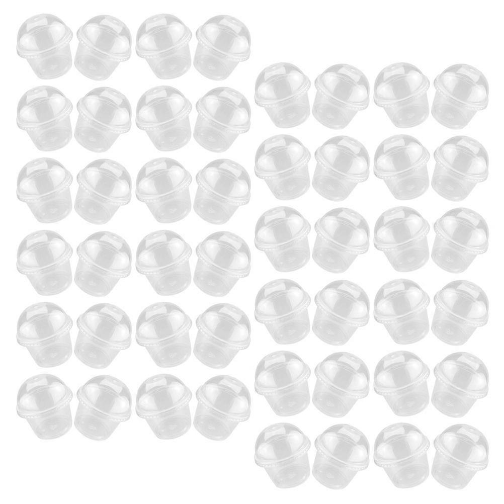 Transparent PP Plastic Dessert Cups for Storage Use Ideal for Parties and Weddings 100 Sets