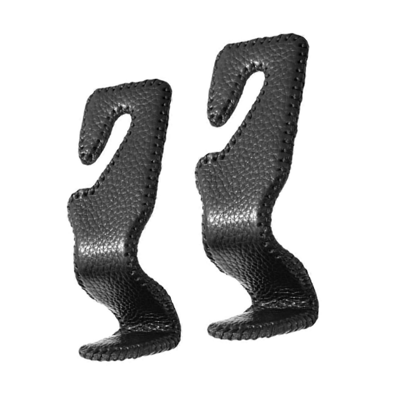 Headrest Hooks 2-Piece For Car Seats Universal Fit Extra Storage Durable And Stylish Hangers For Bags And Accessories