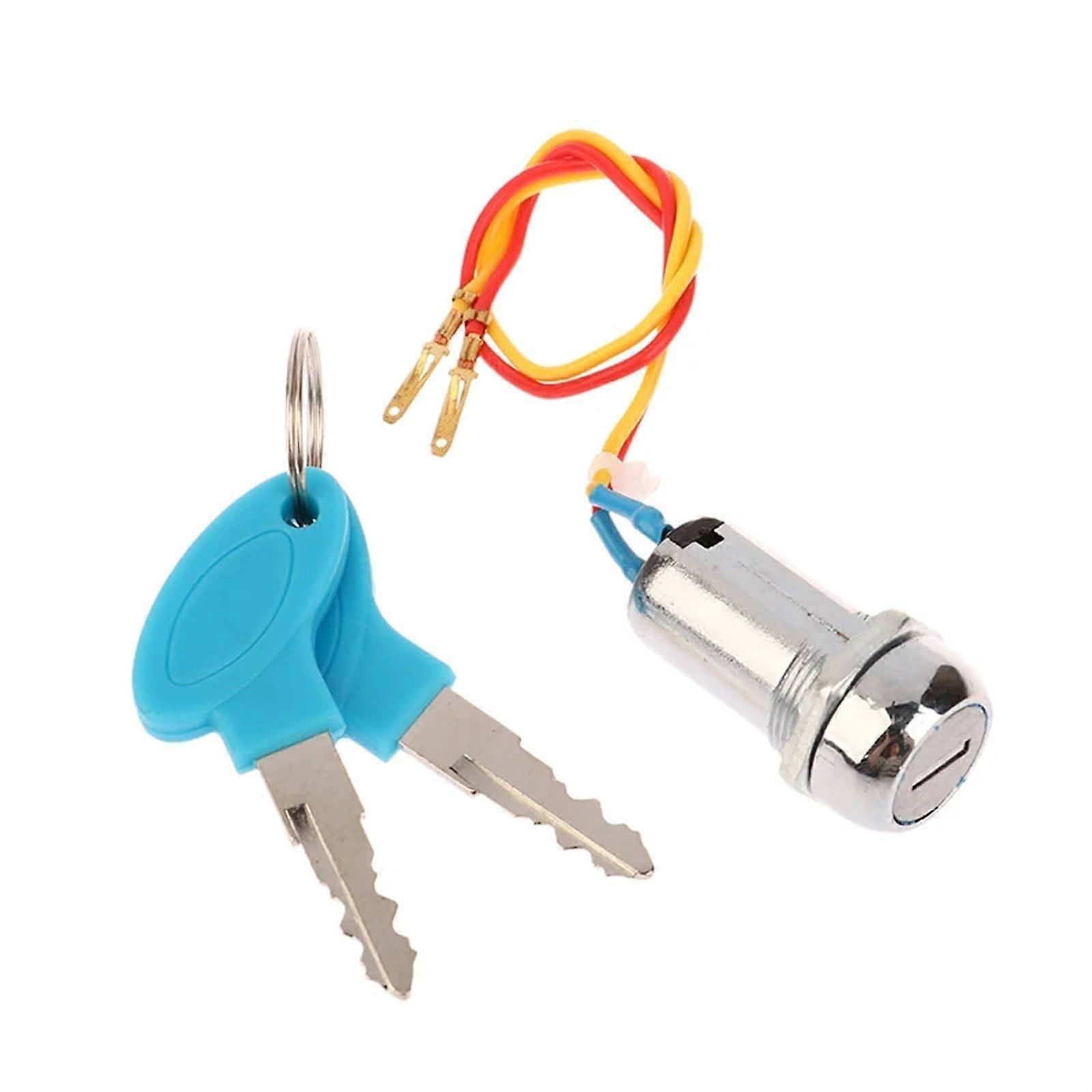 Ignition Switch Motorcycle 2 Wire Keys Lock for Motorcycle Electric System Ref: 5717