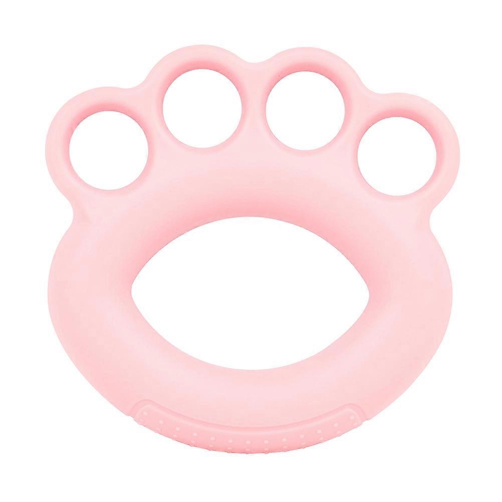 Pink Silicone Ring for Hand Strength Training Easy to Carry and Use While Traveling 1Pc