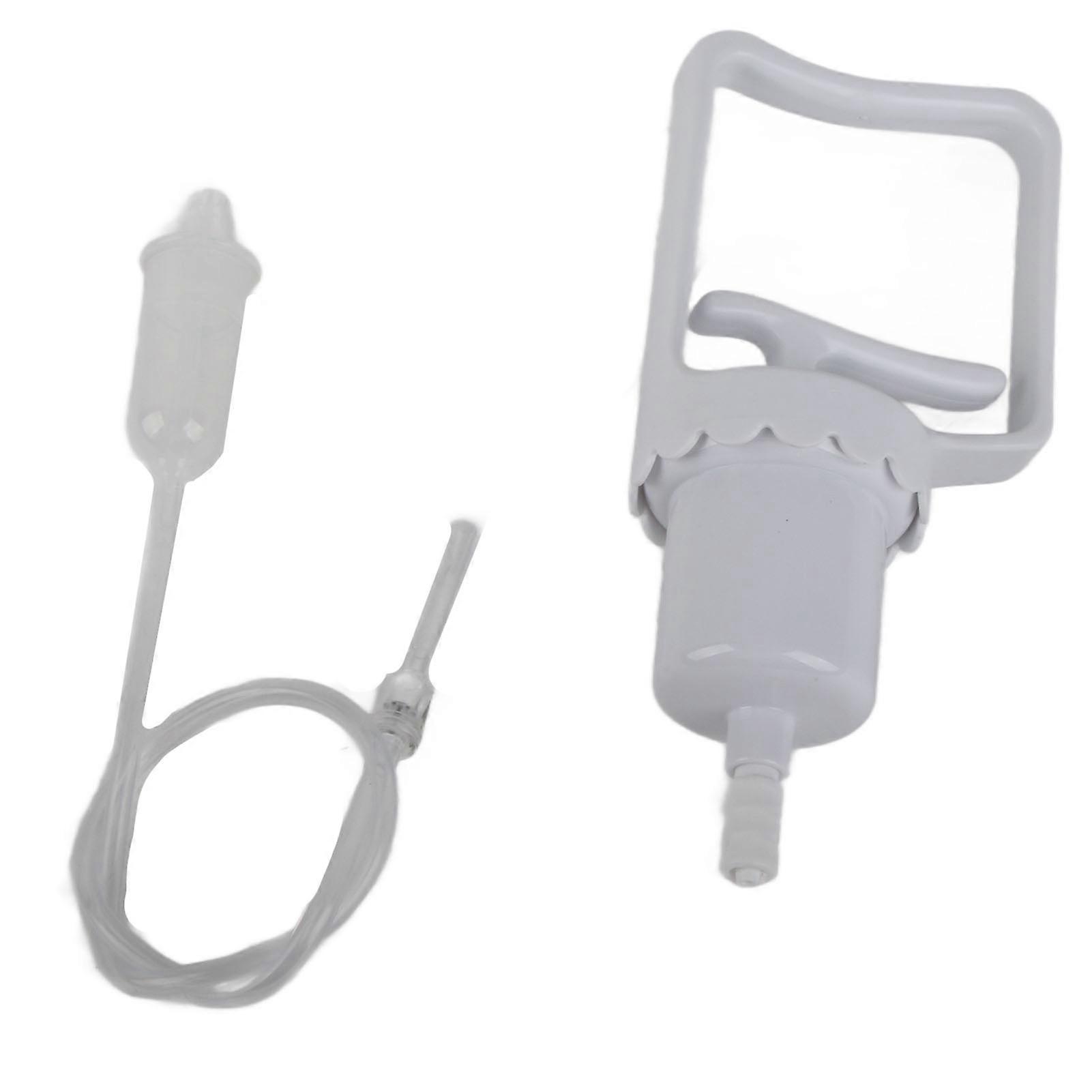 Nose Nasal Aspirator Portable Hand Puller Negative Pressure Manual Infant Nose Cleaner Aspirator for Baby White