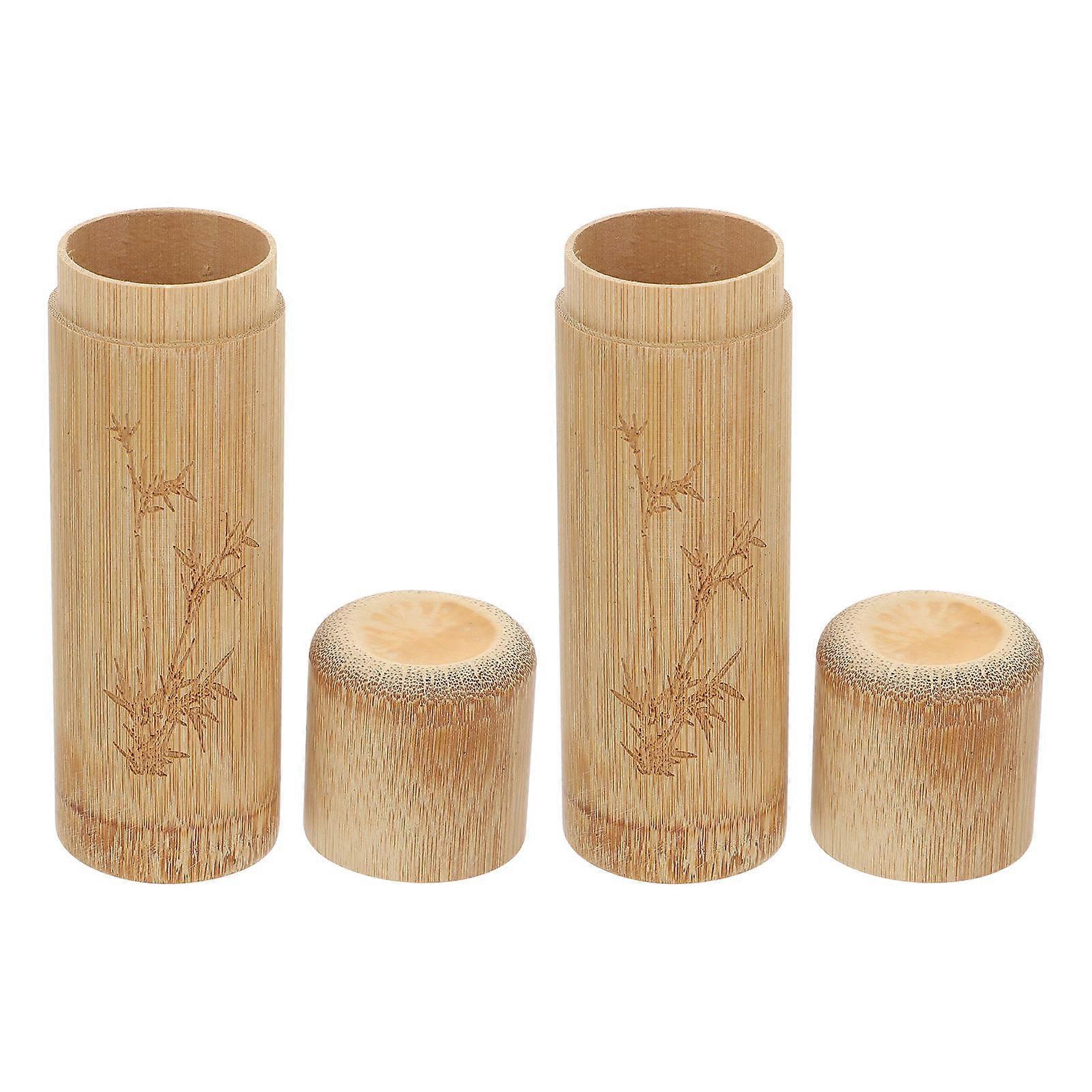 Mini Urn for Pet Ashes, Crafted with Smooth Bamboo for Comfortable Touch