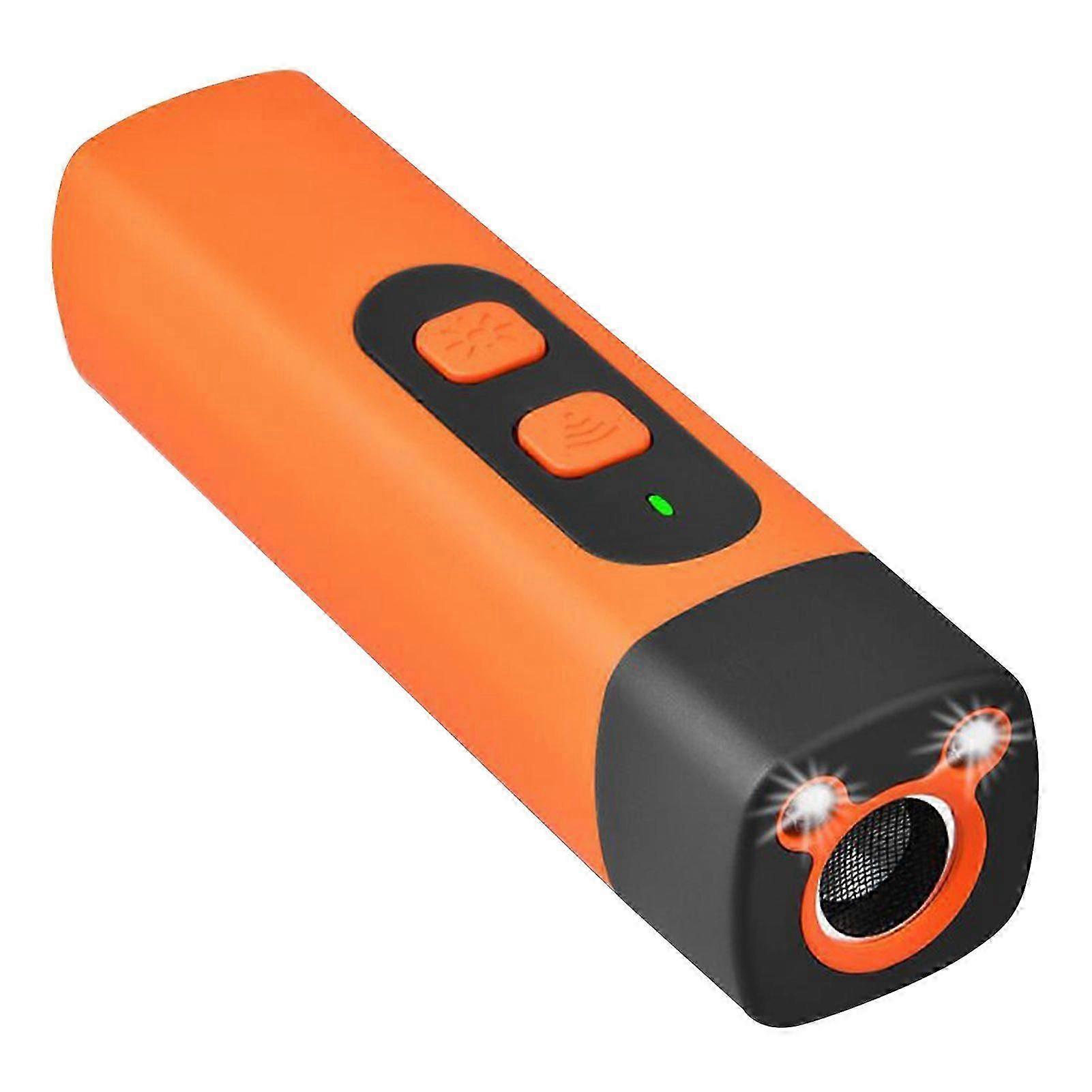 Anti Barking Device for Dogs Portable Dog Bark Deterrent Device with LED Flashlight for Outdoor
