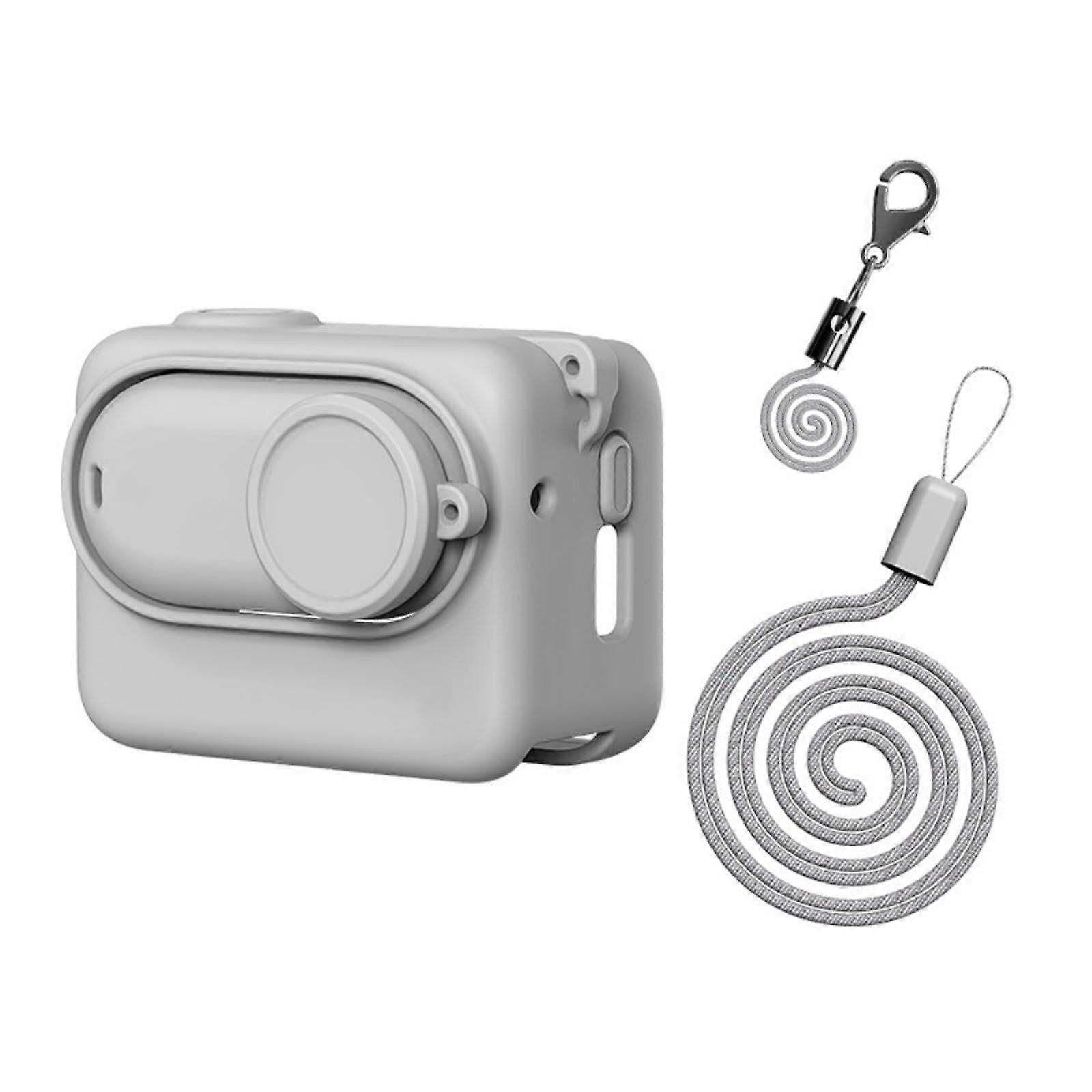 Action Camera Silicone Protective Cover with QuickRelease Base Cutout for 360 GO 3S Camera Sleeve Protective Case